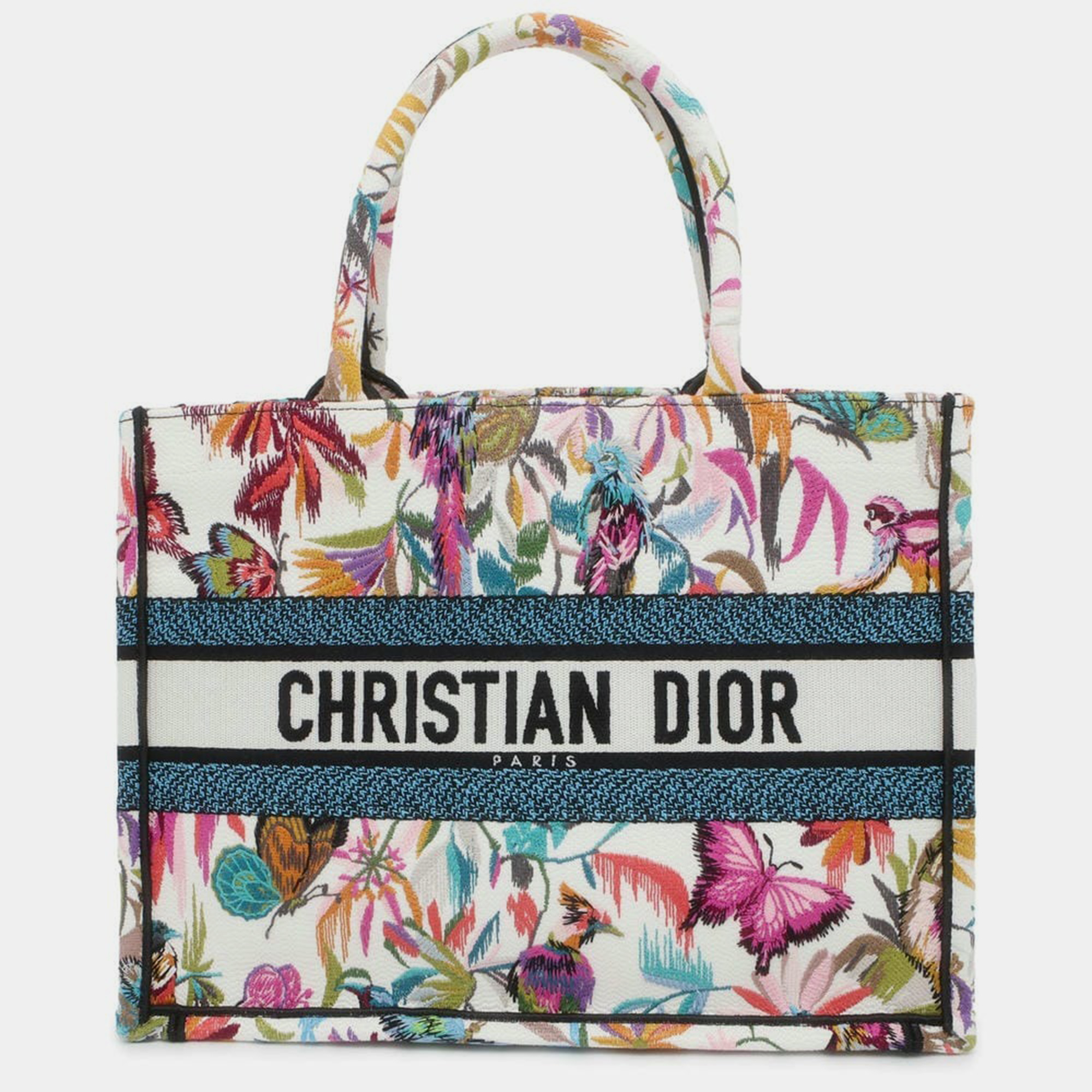 

Dior Multicolor/White Canvas Book tote Size Medium