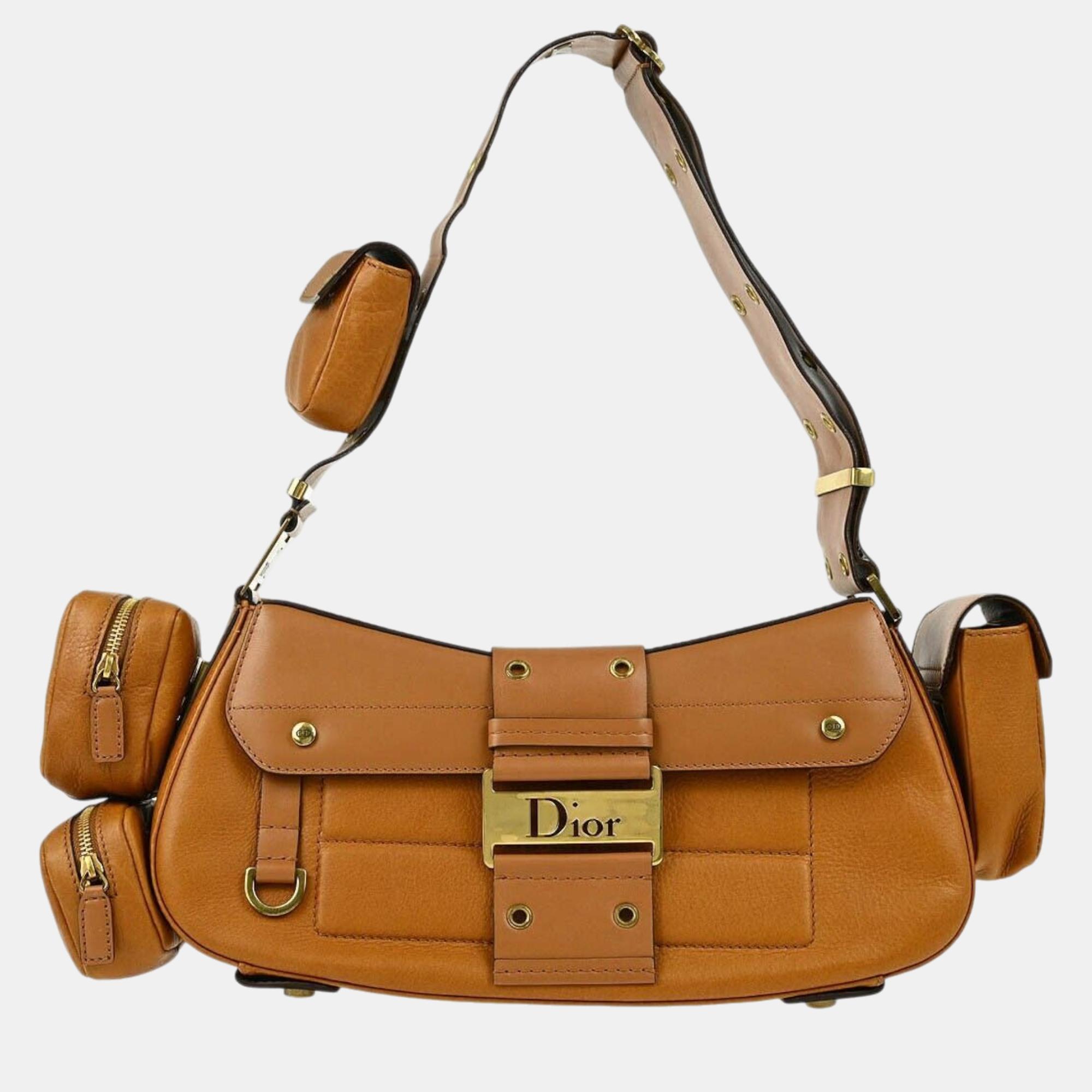 

Christian Dior Brown Street Chic Trotter Shoulder Bag