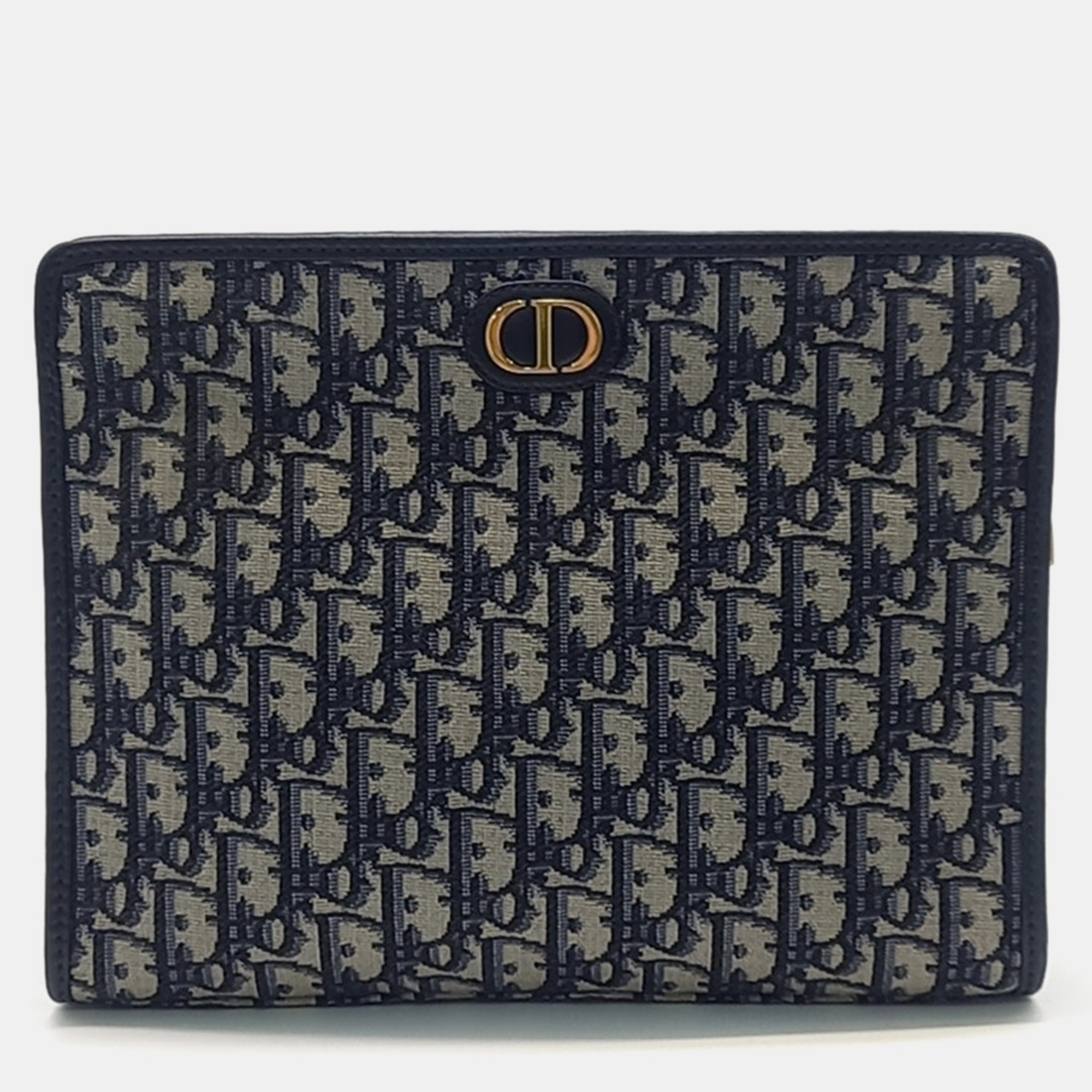 

Christian Dior Oblique 30 Montaine Pouch, Navy blue