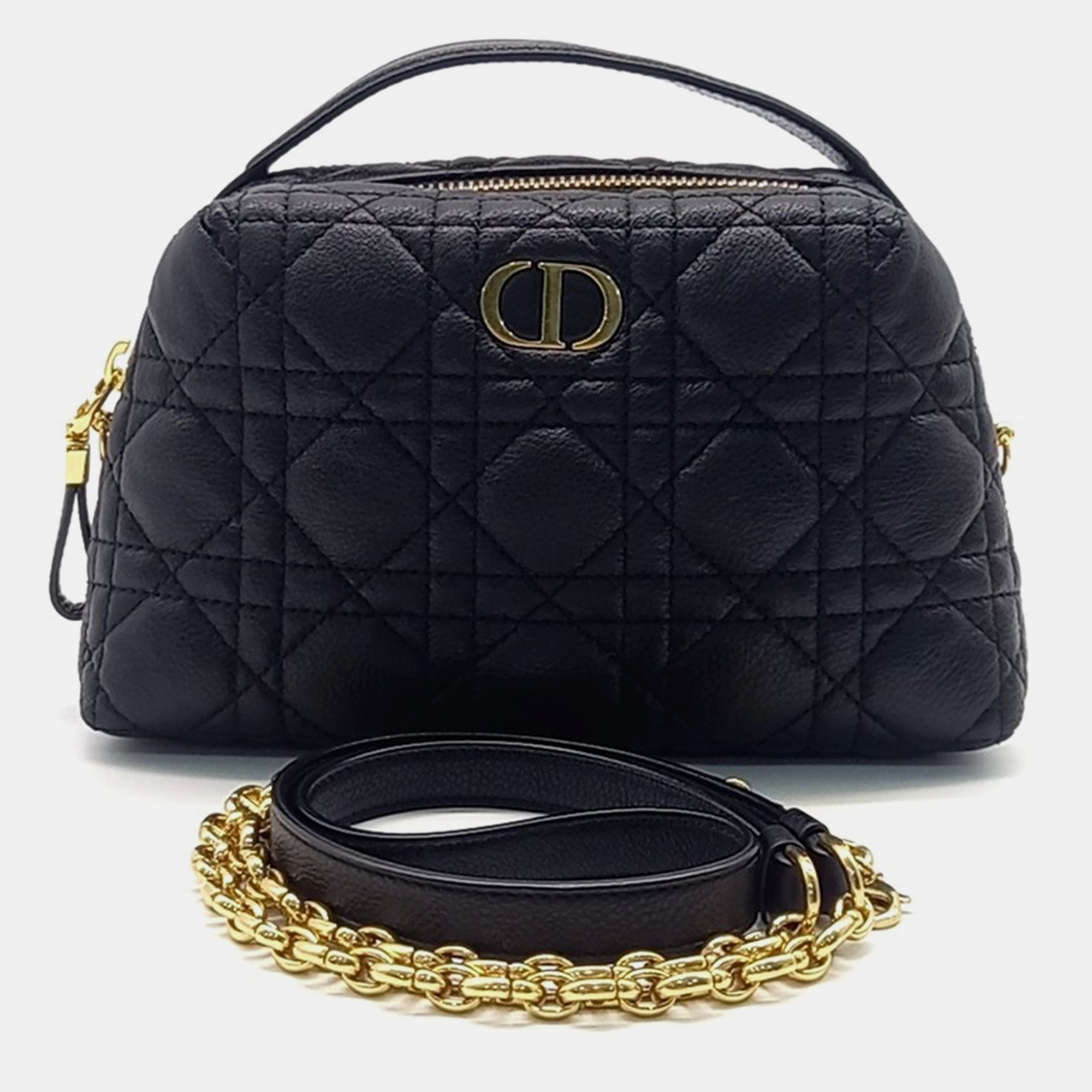 

Christian Dior Caro D-COSY Mini Bag, Black