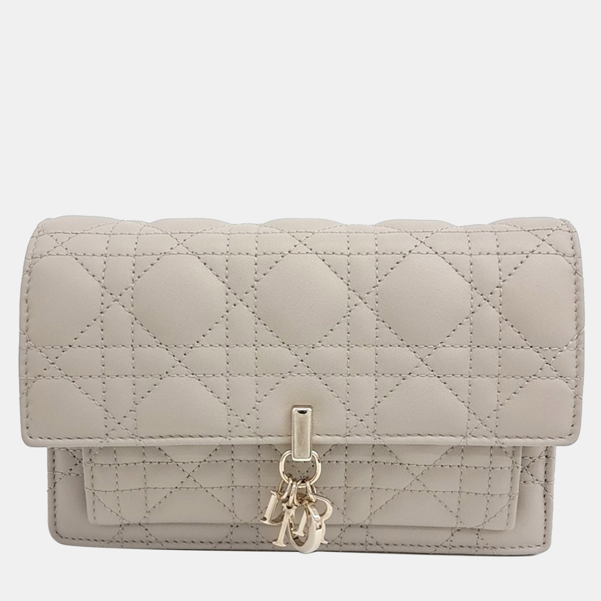 

Christian Dior chain shoulder bag, Beige