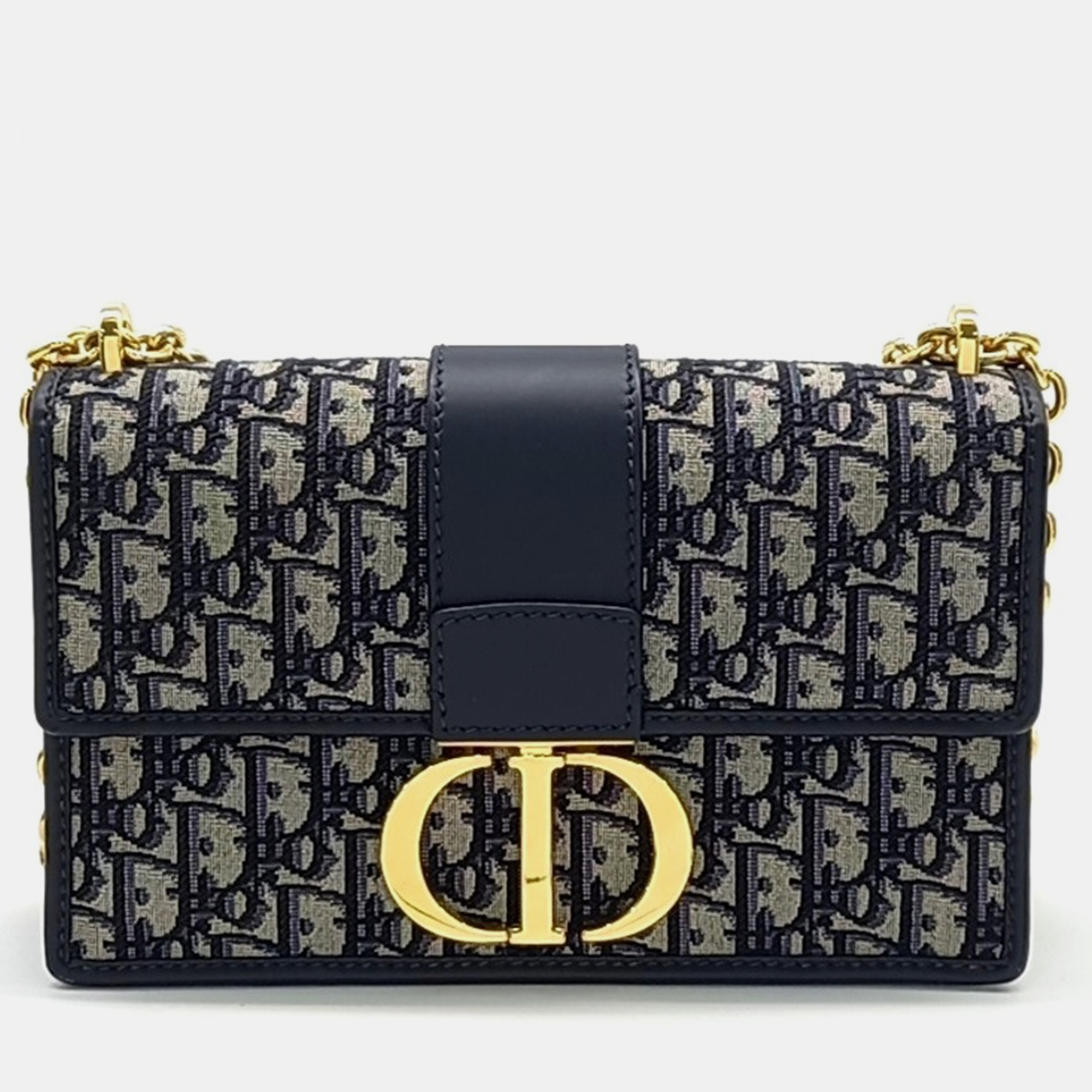 

Christian Dior Oblique 30 Montaine Chain Bag, Black