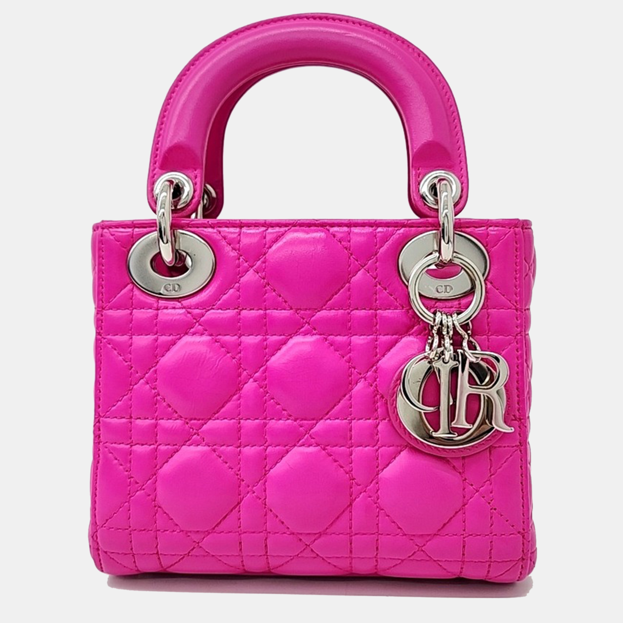 

Christian Dior Cannage Lady Mini Bag, Pink