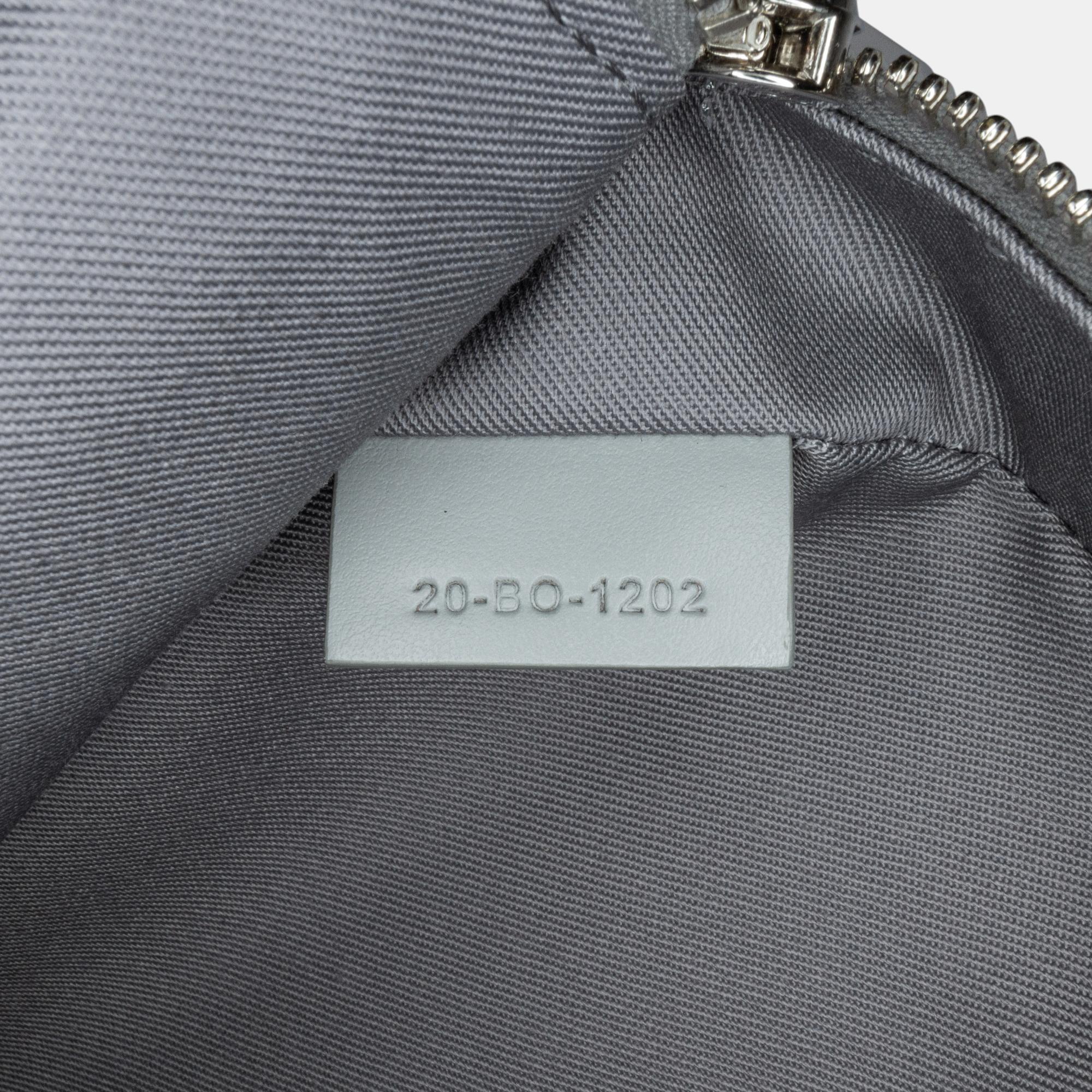 Dior Grey CD Diamond Safari Bag with Strap 