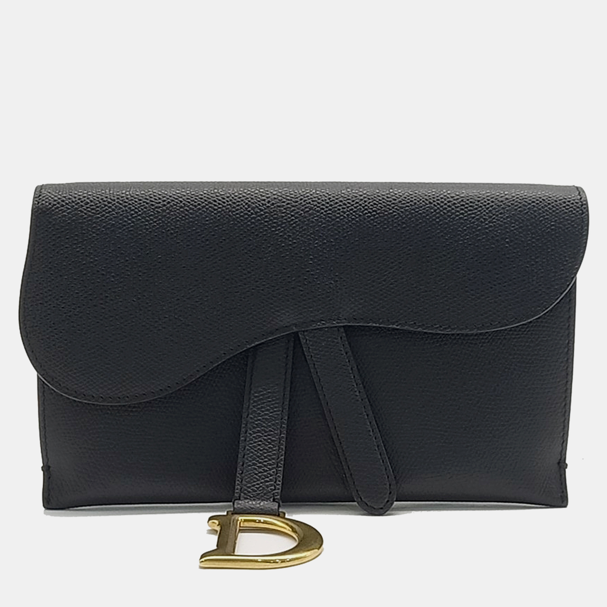 

Christian Dior Saddle Belt Bag, Black