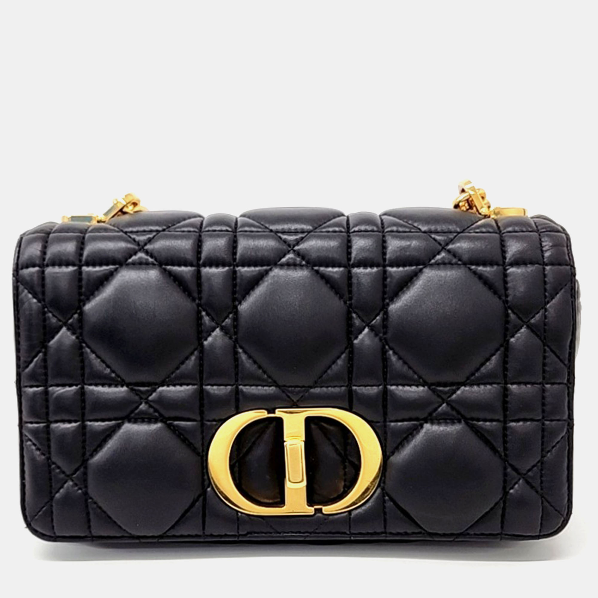 

Christian Dior Caro Medium Bag, Black