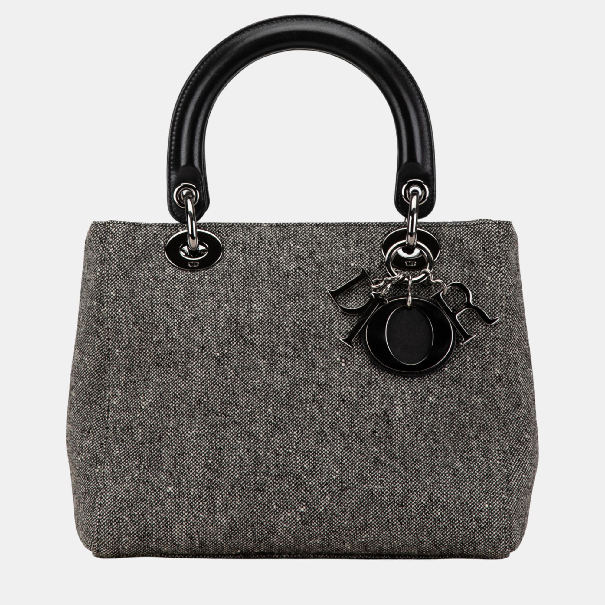 

Dior Grey Medium Tweed Lady Dior