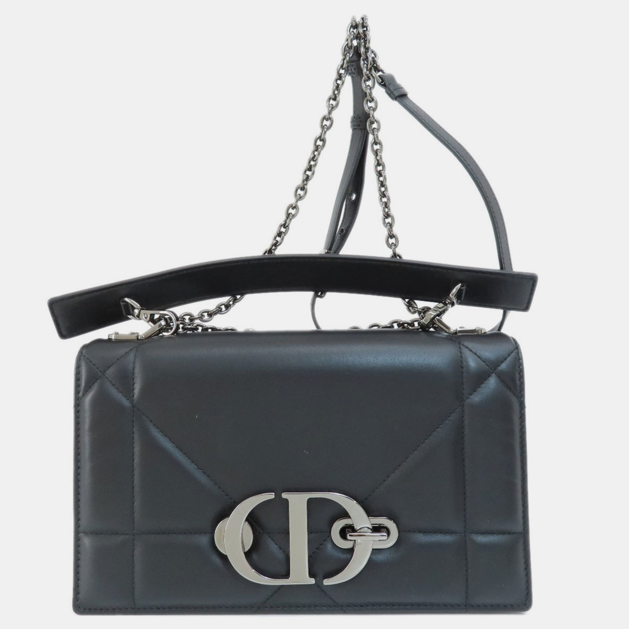 

Christian Dior Calf Leather Shoulder Bag, Black