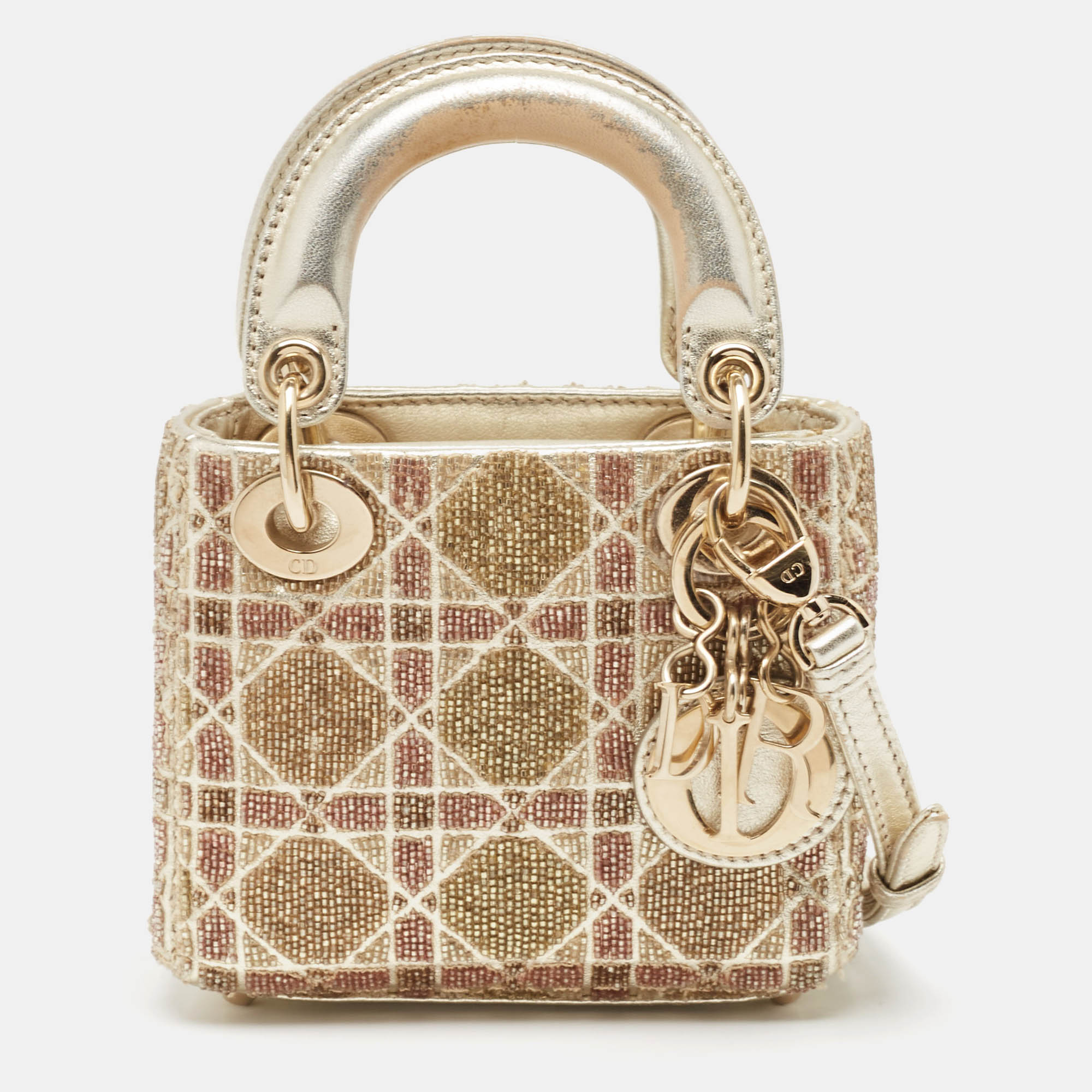 Pre-owned Dior Tote In Gold