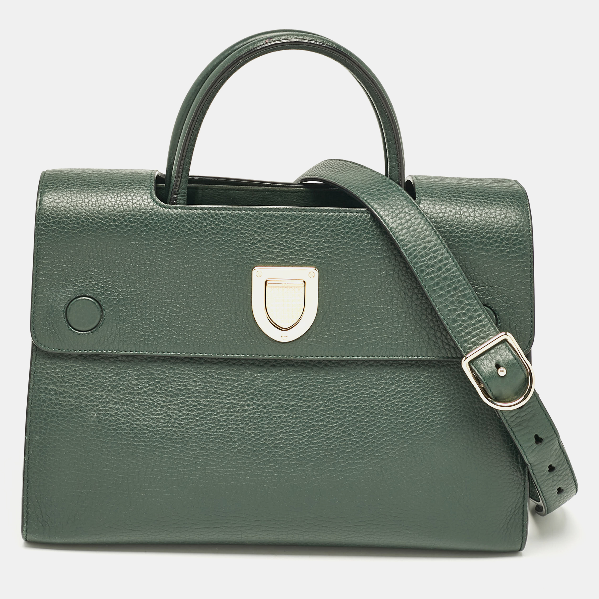 

Dior Green Leather  Diorever Tote