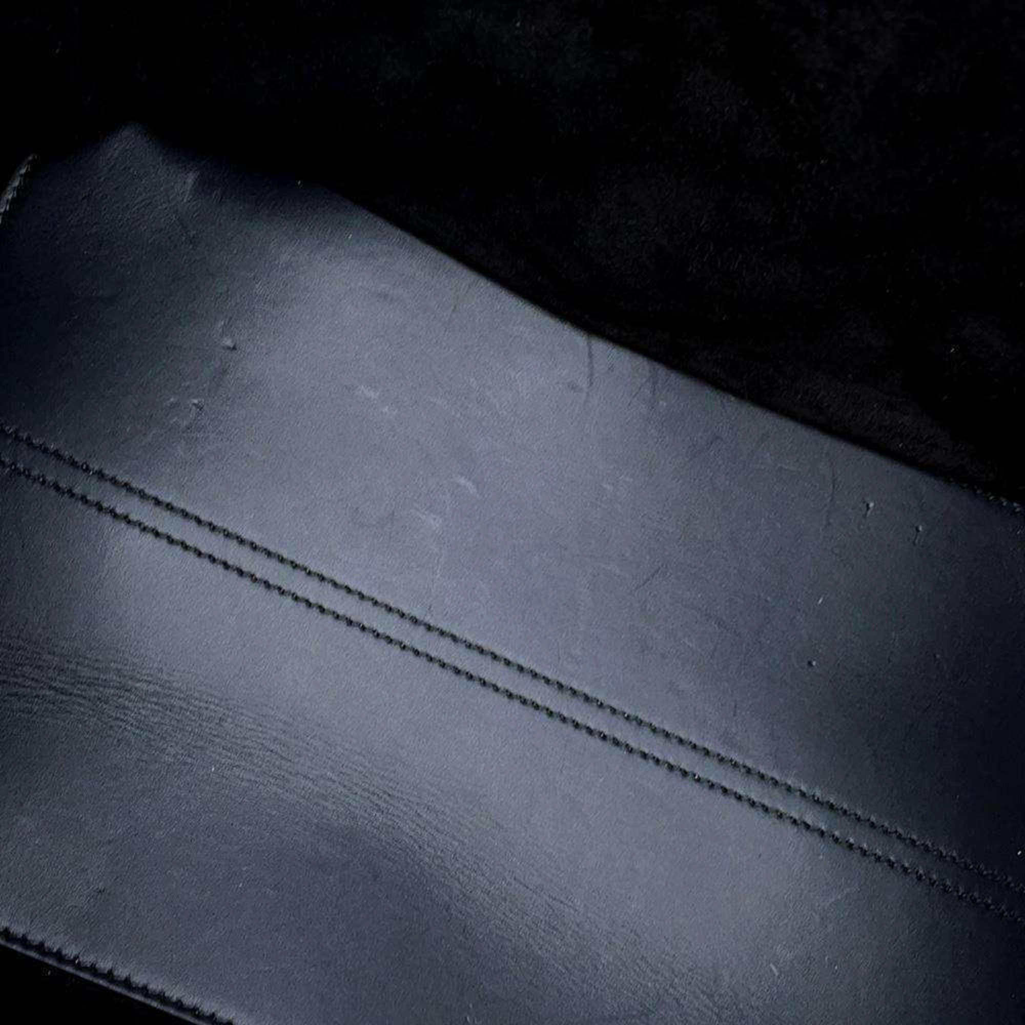 Christian Dior Medium Calf Leather Black Dior Toujours Macrocannage Handbag 