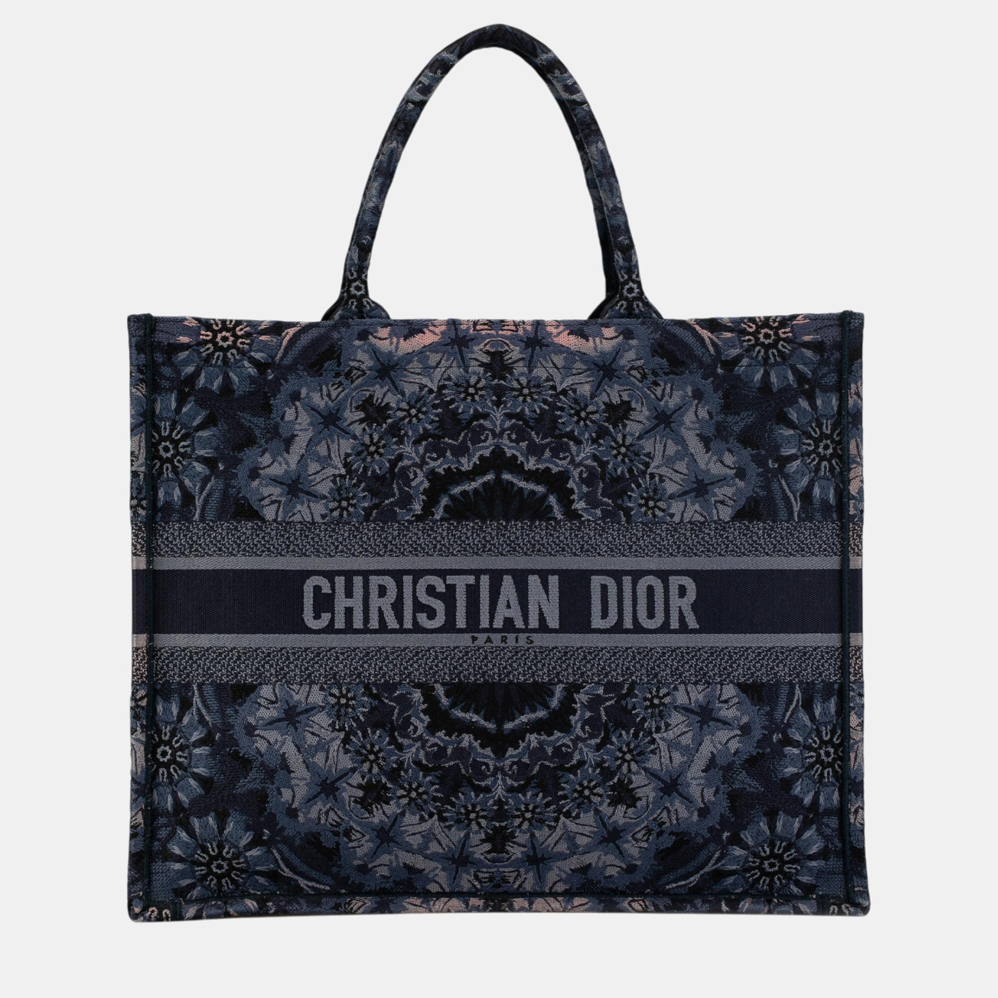 

Dior Blue Large Kaleidiorscopic Book Tote