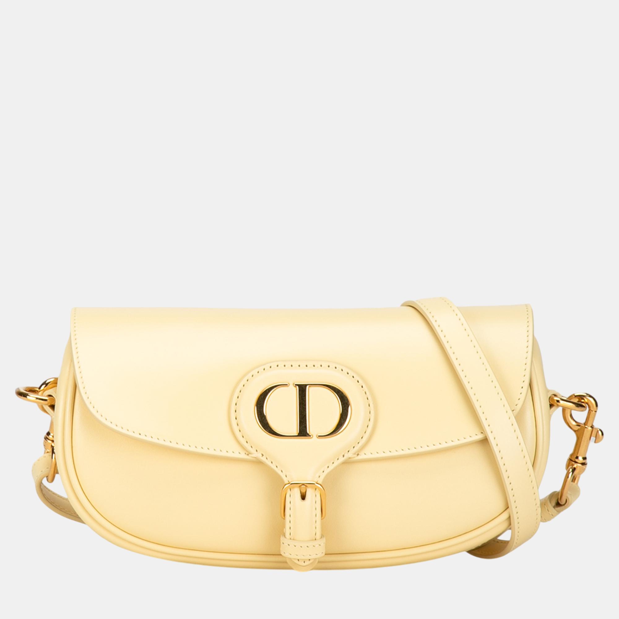 

Dior Yellow Bobby East West Crossbody Bag