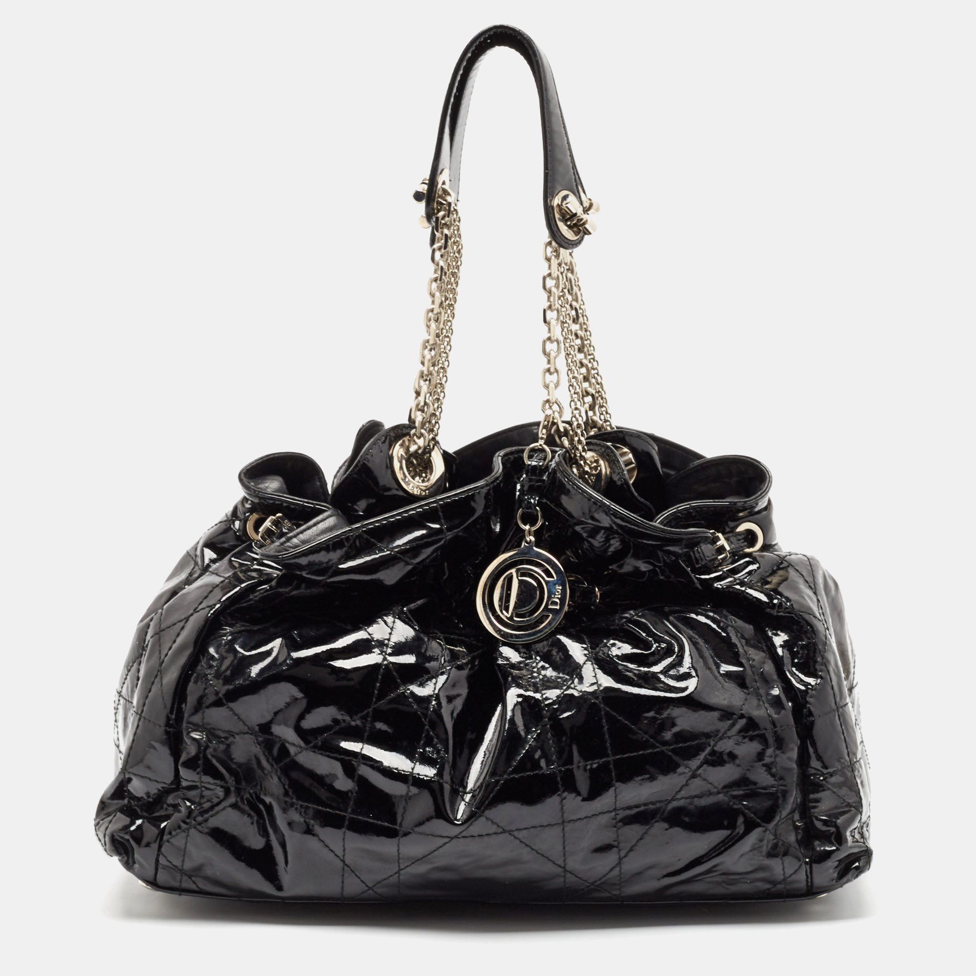 

Dior Black Cannage Leather Le Trente Hobo