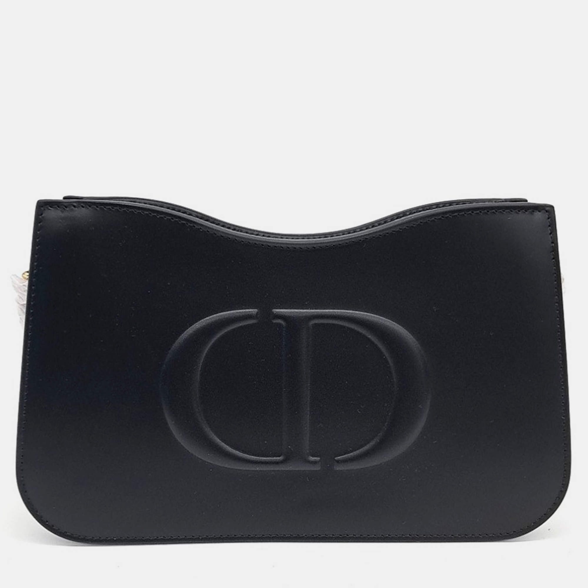 

Dior Black Leather CD Mini Hobo Bag