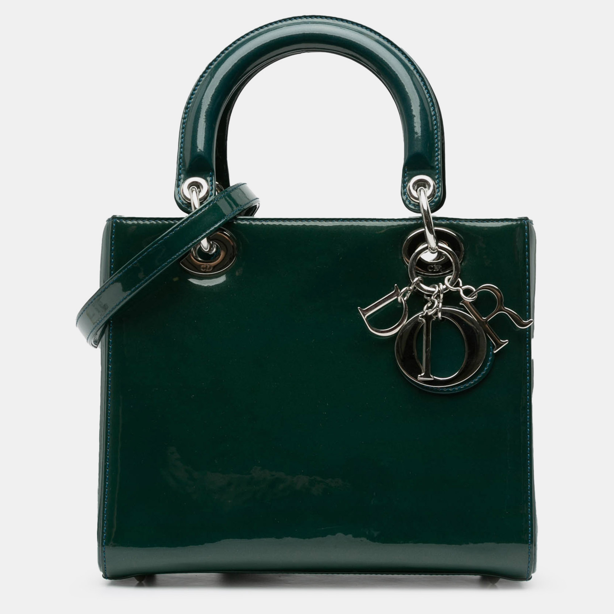 

Dior Medium Patent Lady Dior, Green