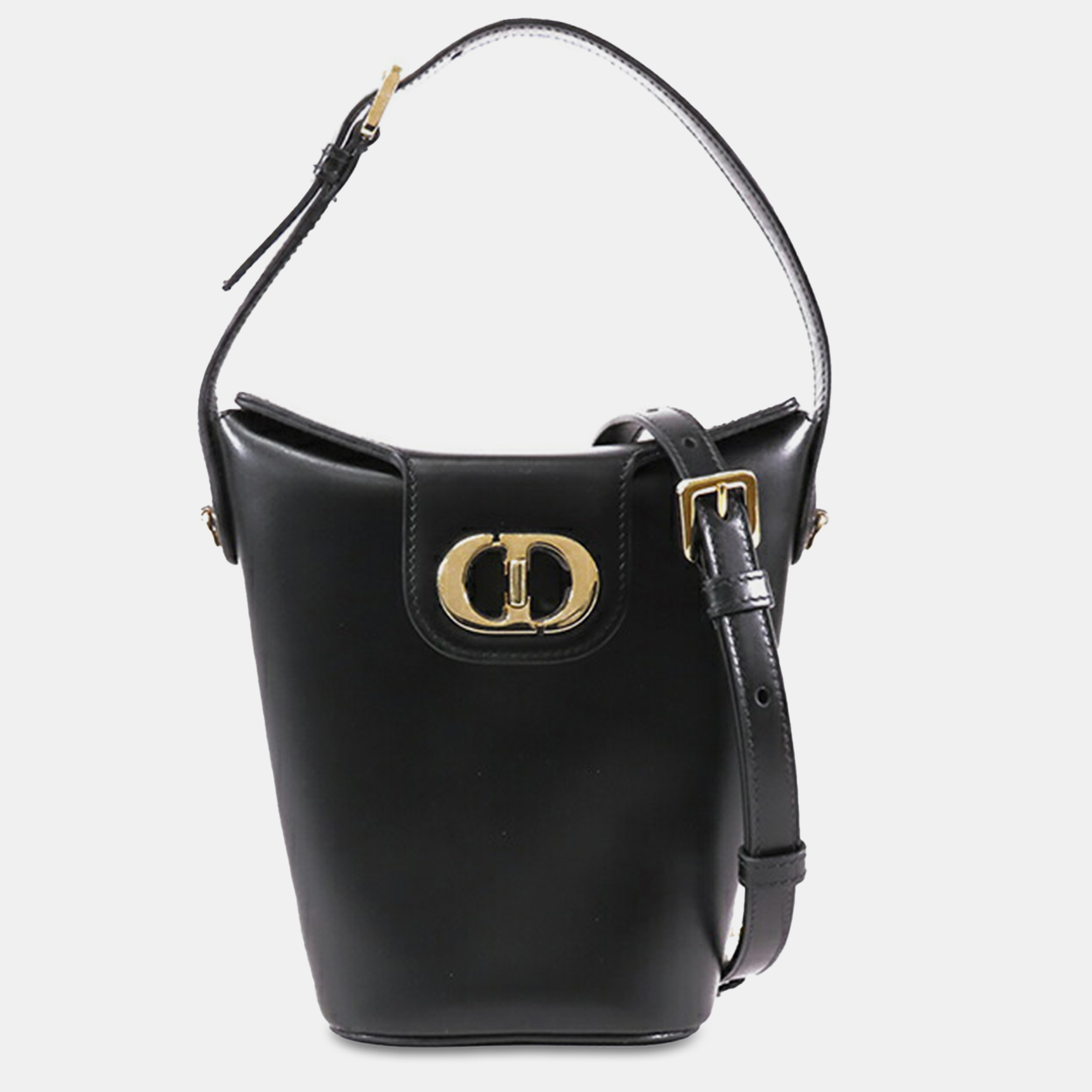 

Dior Mini Calfskin 30 Montaigne Amber Bucket Bag, Black