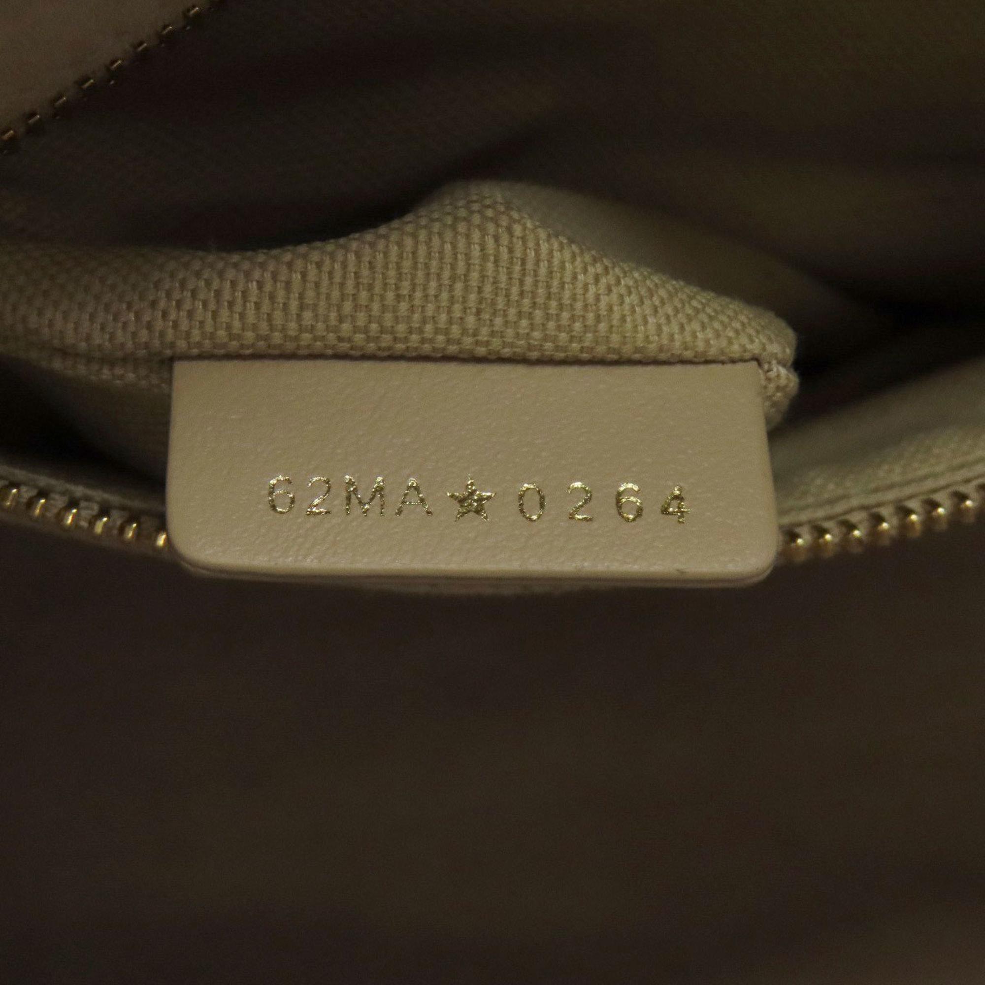 Dior Beige Lambskin Leather Dior Lady Tote Bag 