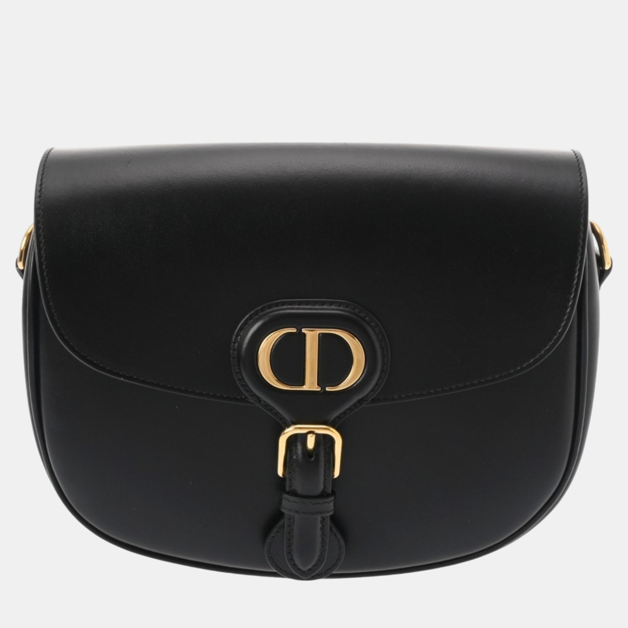 

Christian Dior Christian Dior Bobby Bag Medium Black Box Calf Shoulder