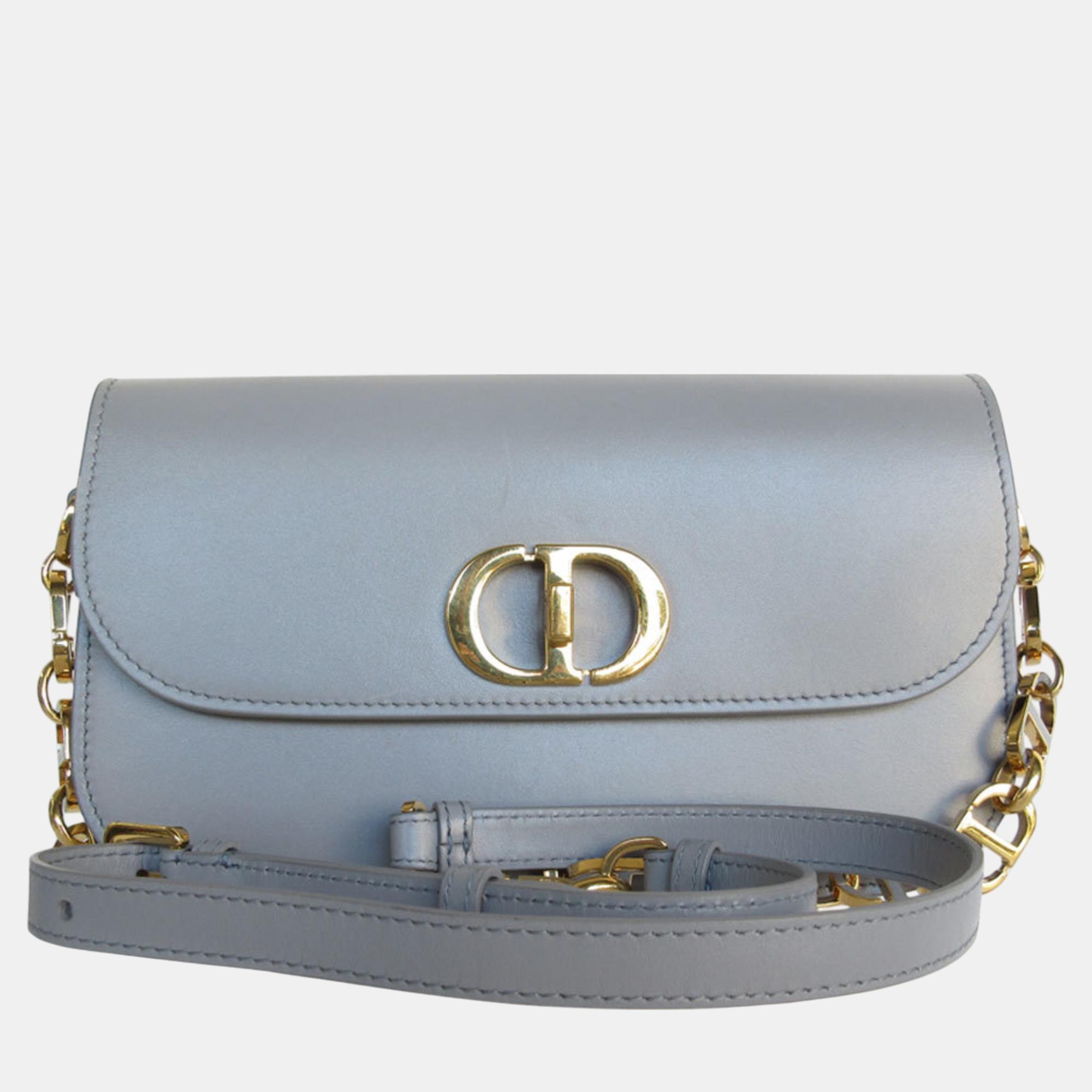 

Christian Dior Shoulder Bag 30 Montaigne Leather Grey