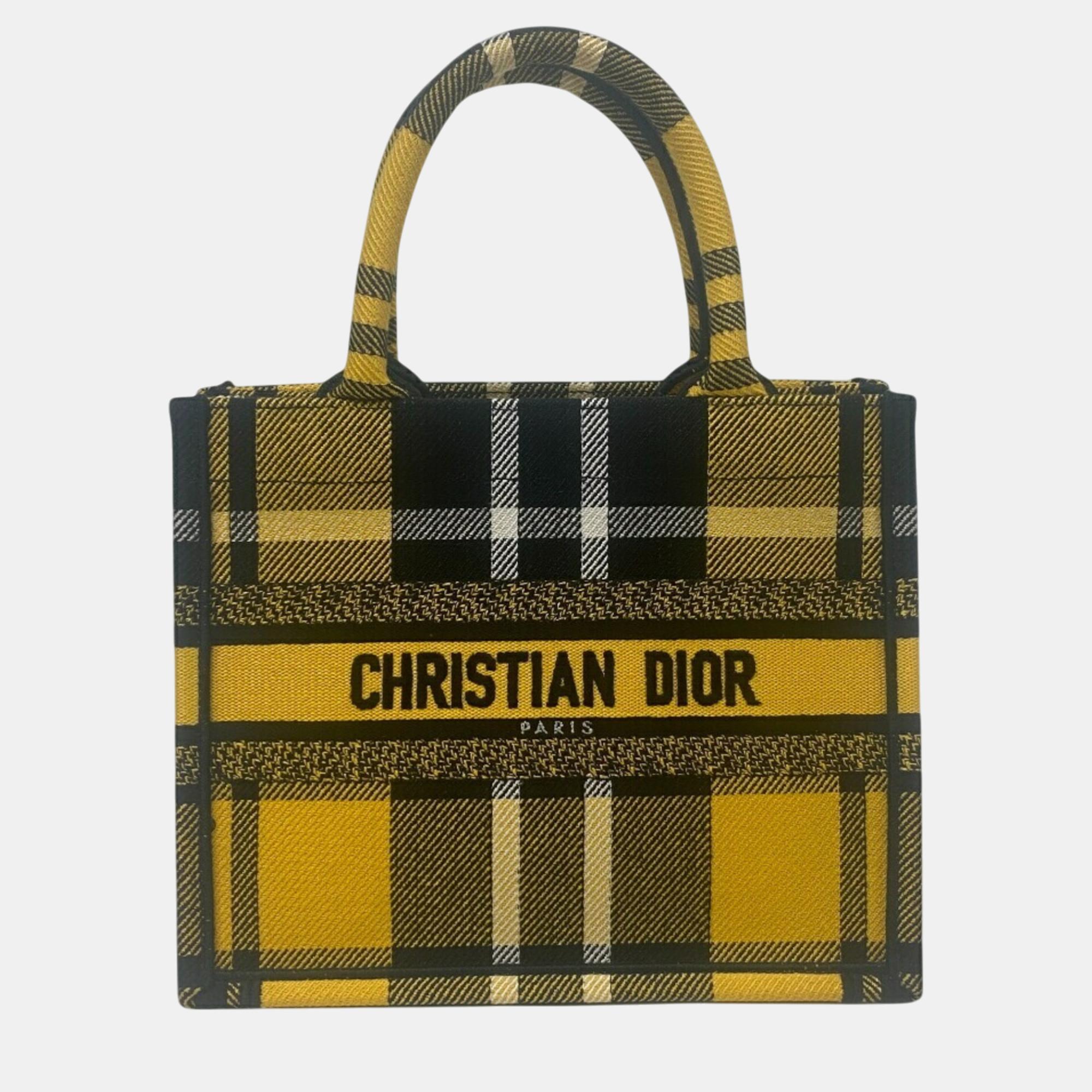 

Christian Dior Book Tote Bag Yellow, Black