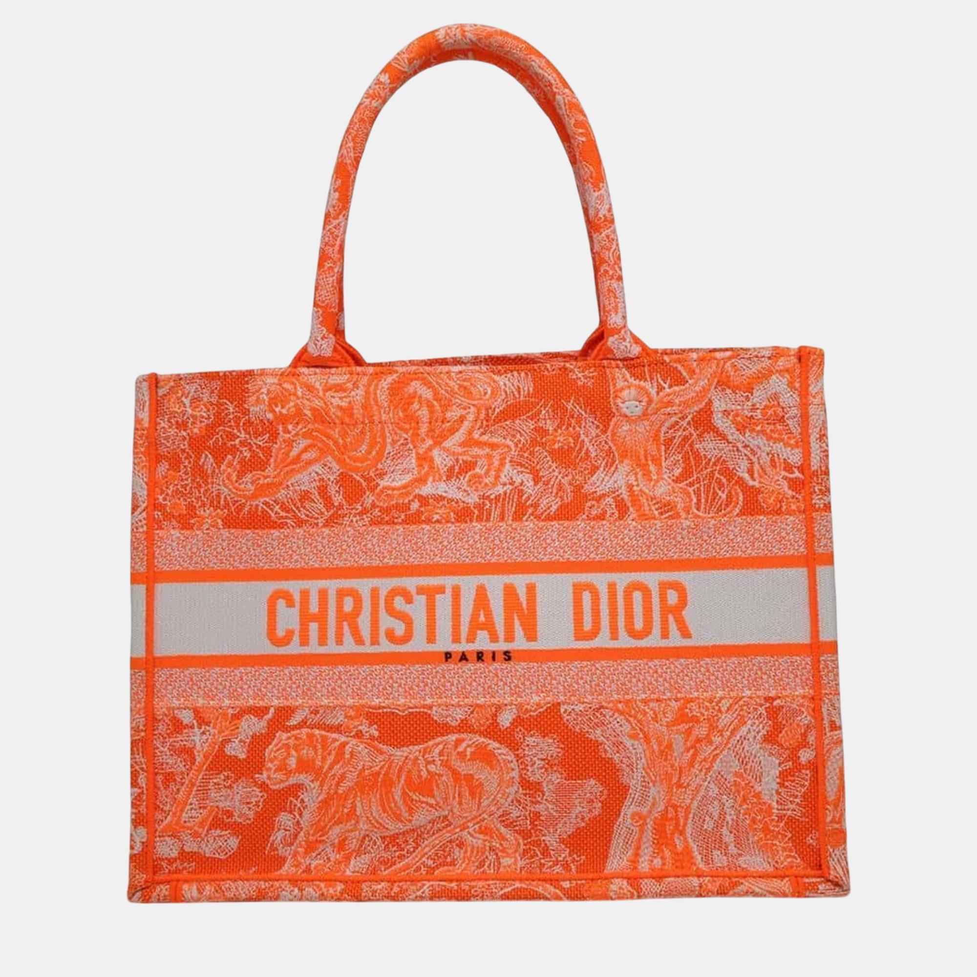 

Christian Dior Tote Bag Toile De Jouy Medium, Orange