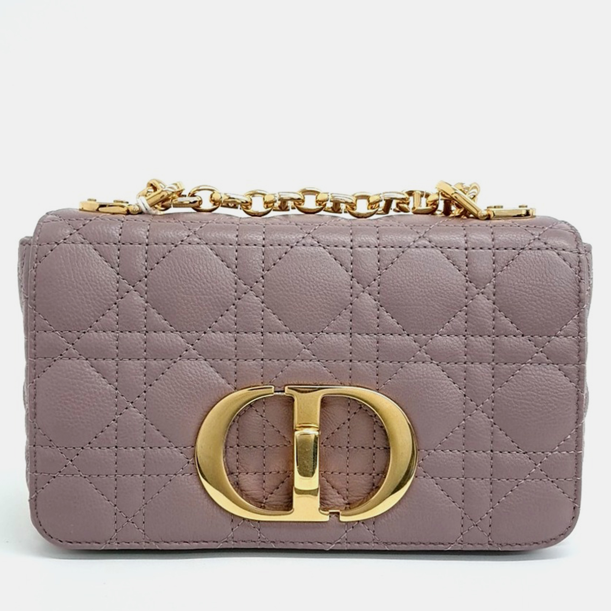 

Dior Pink Leather Caro Small Bag