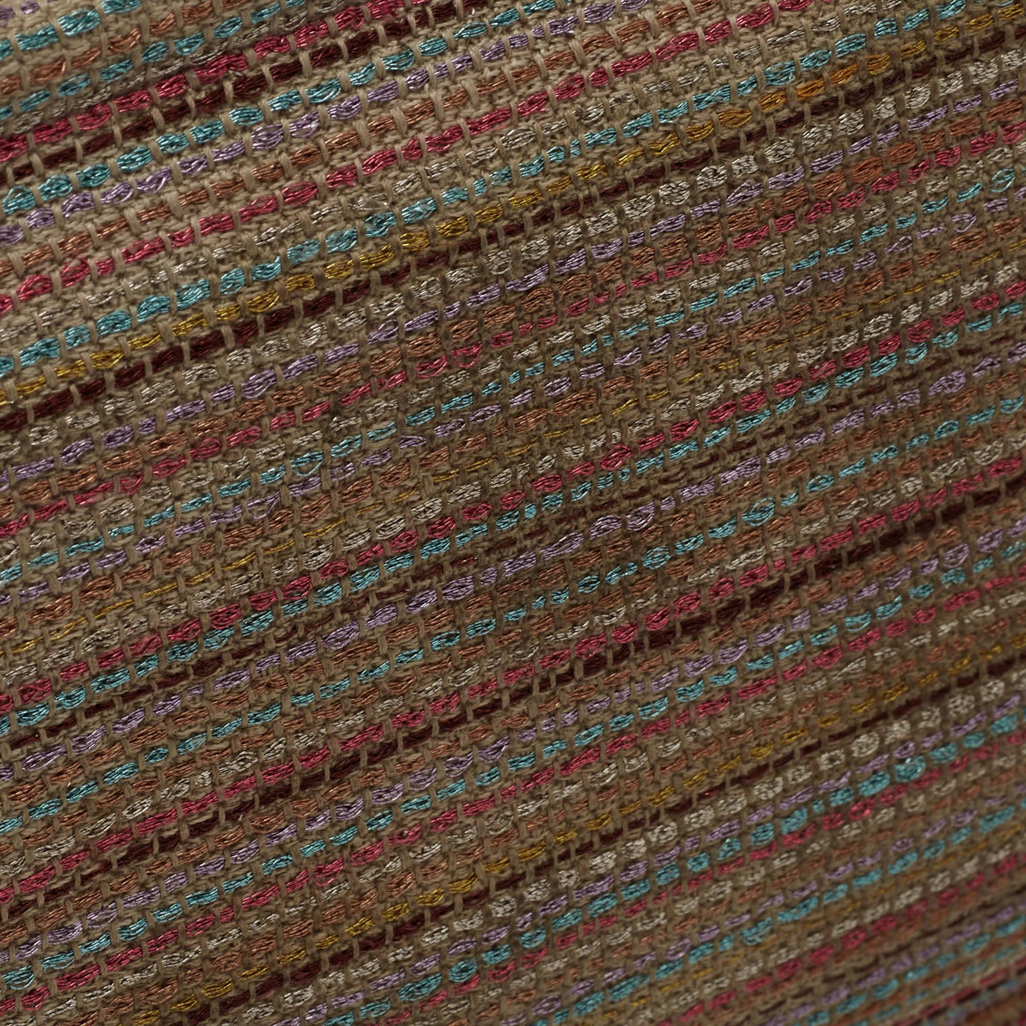 Dior Multicolor Embroidered Stripes Canvas Medium Book Tote 