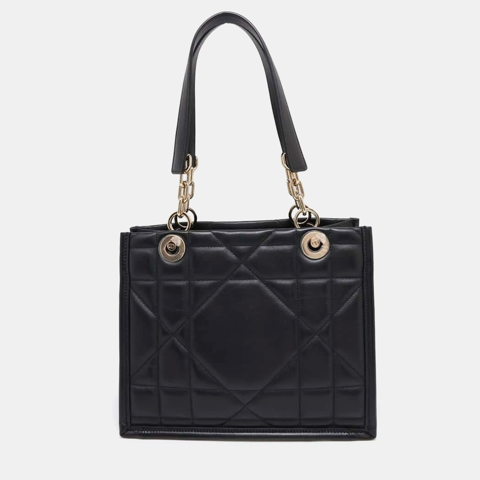 

Dior Black Leather Essential Archi Handbag