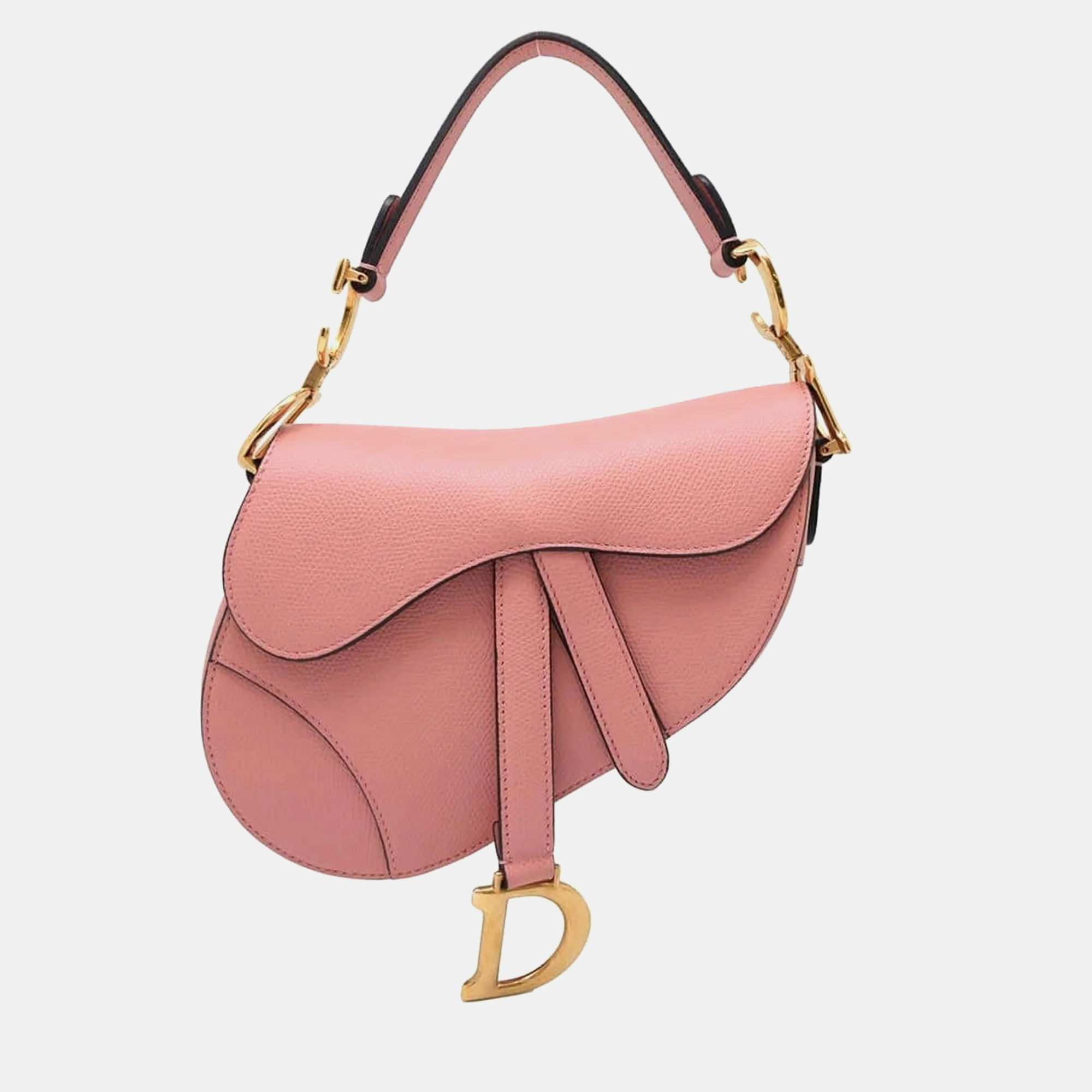 

Dior Pink Leather Saddle Shoulder Bag