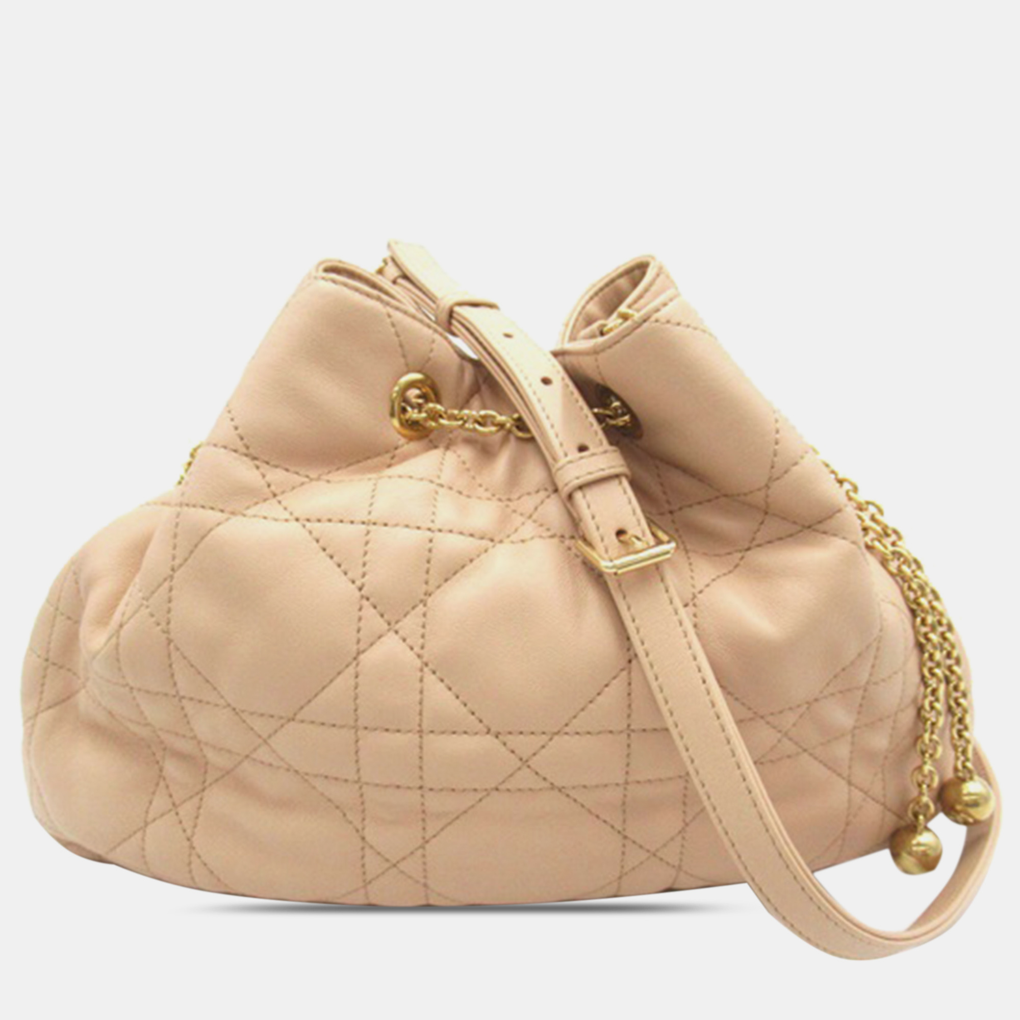 

Dior Beige Small Lambskin Macrocannage Ammi Crossbody