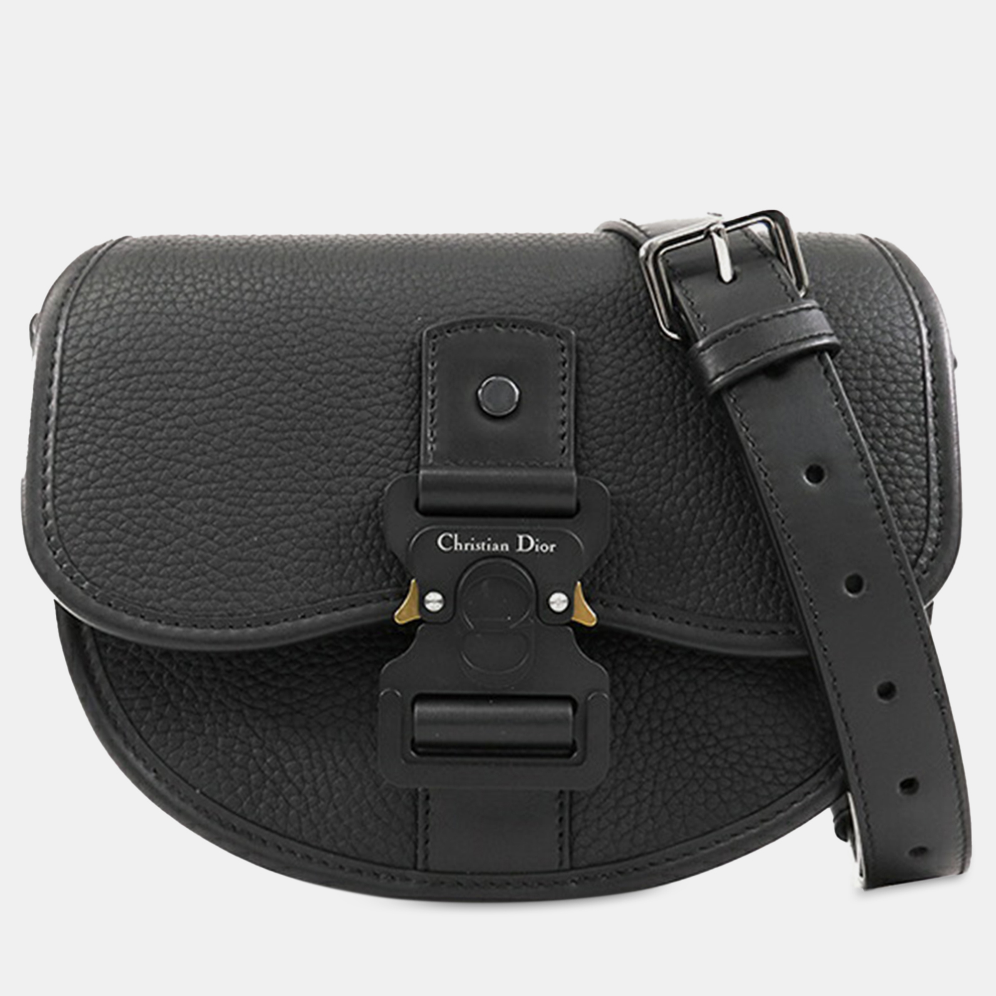 

Dior Black Mini Leather Gallop Crossbody