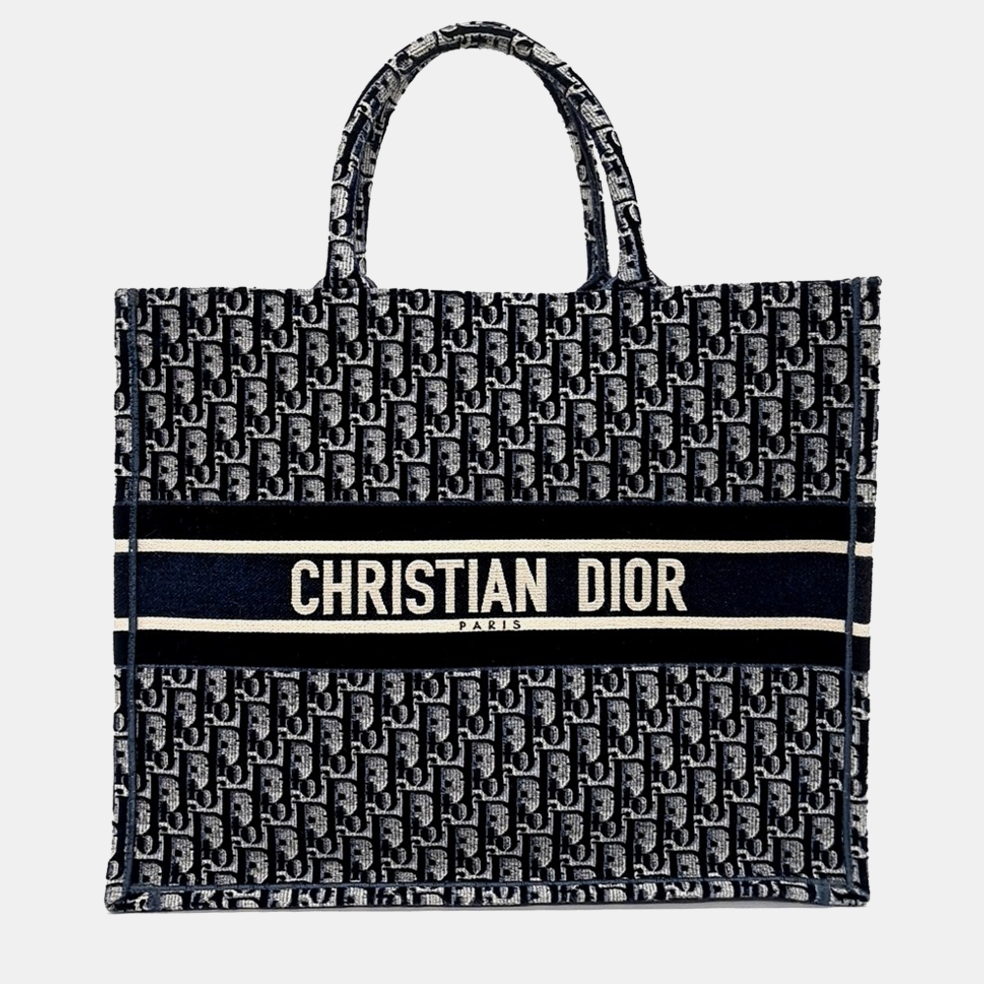 

Dior Oblique Book Tote Bag 42, Navy blue