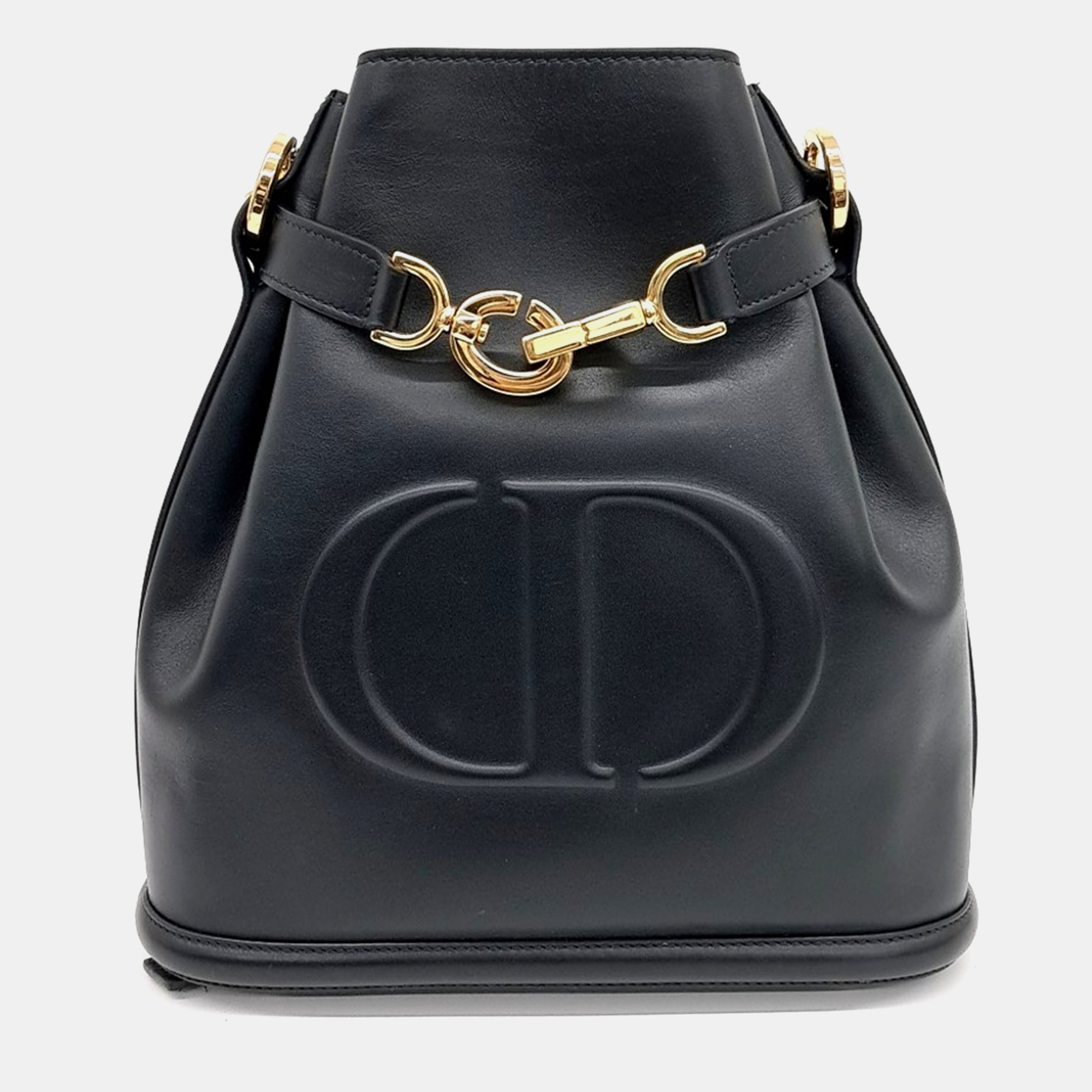 

Dior Black Leather Ce Dior Medium Bag