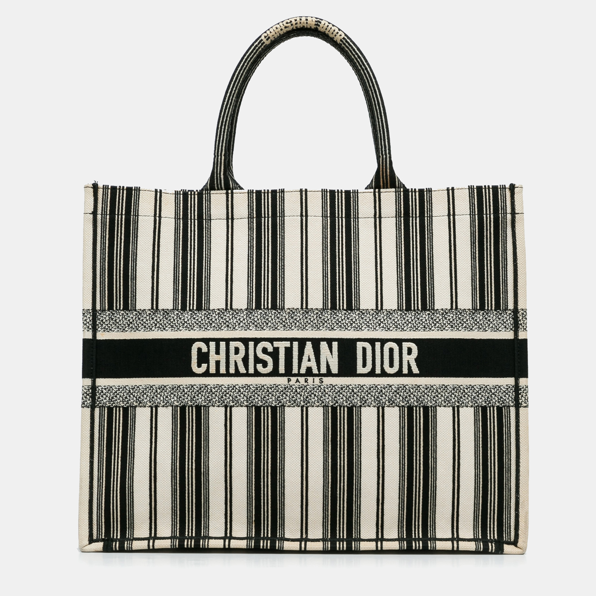 

Dior Black White Dioriviera Book Tote Bag