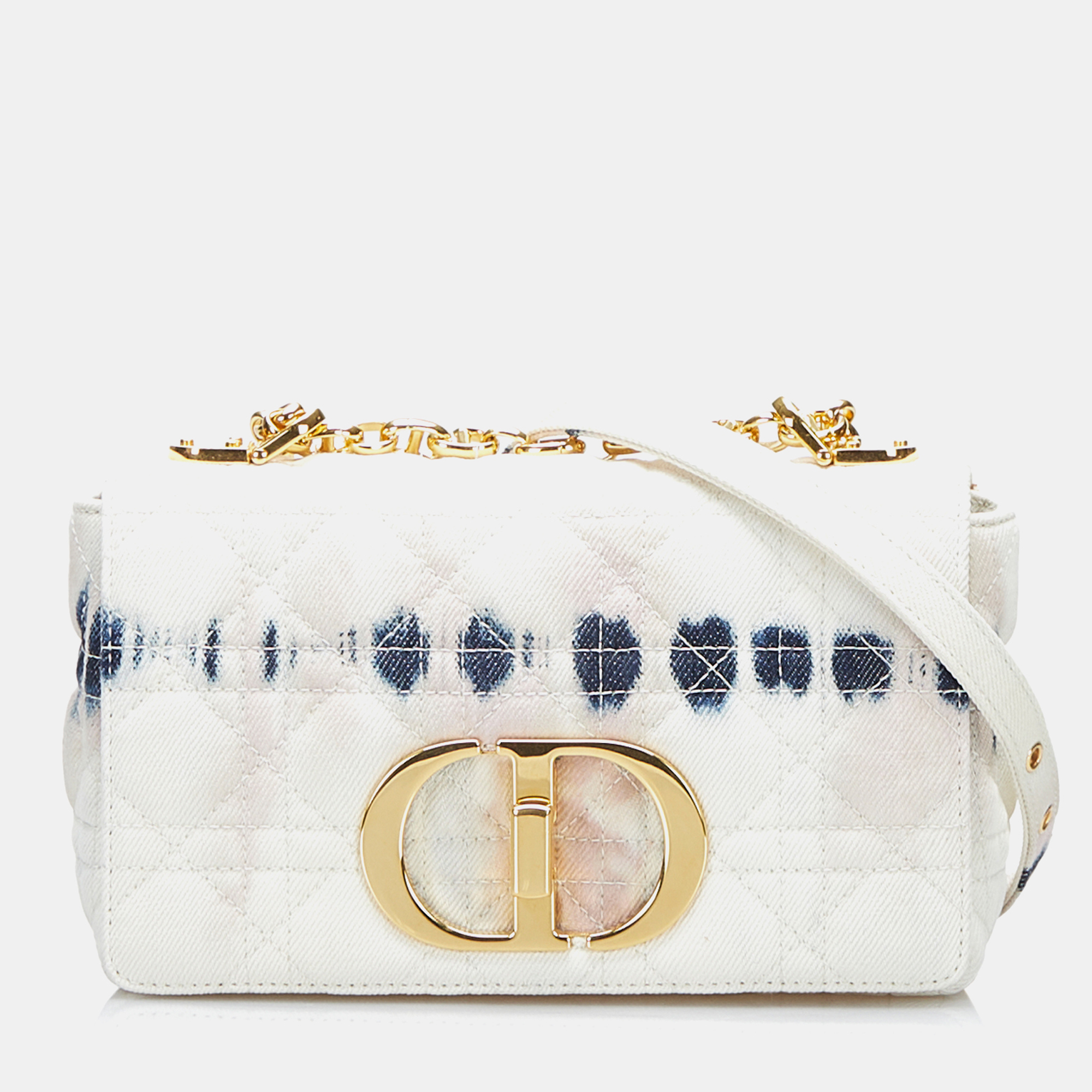 

Dior White Small Tie Dye Denim Caro