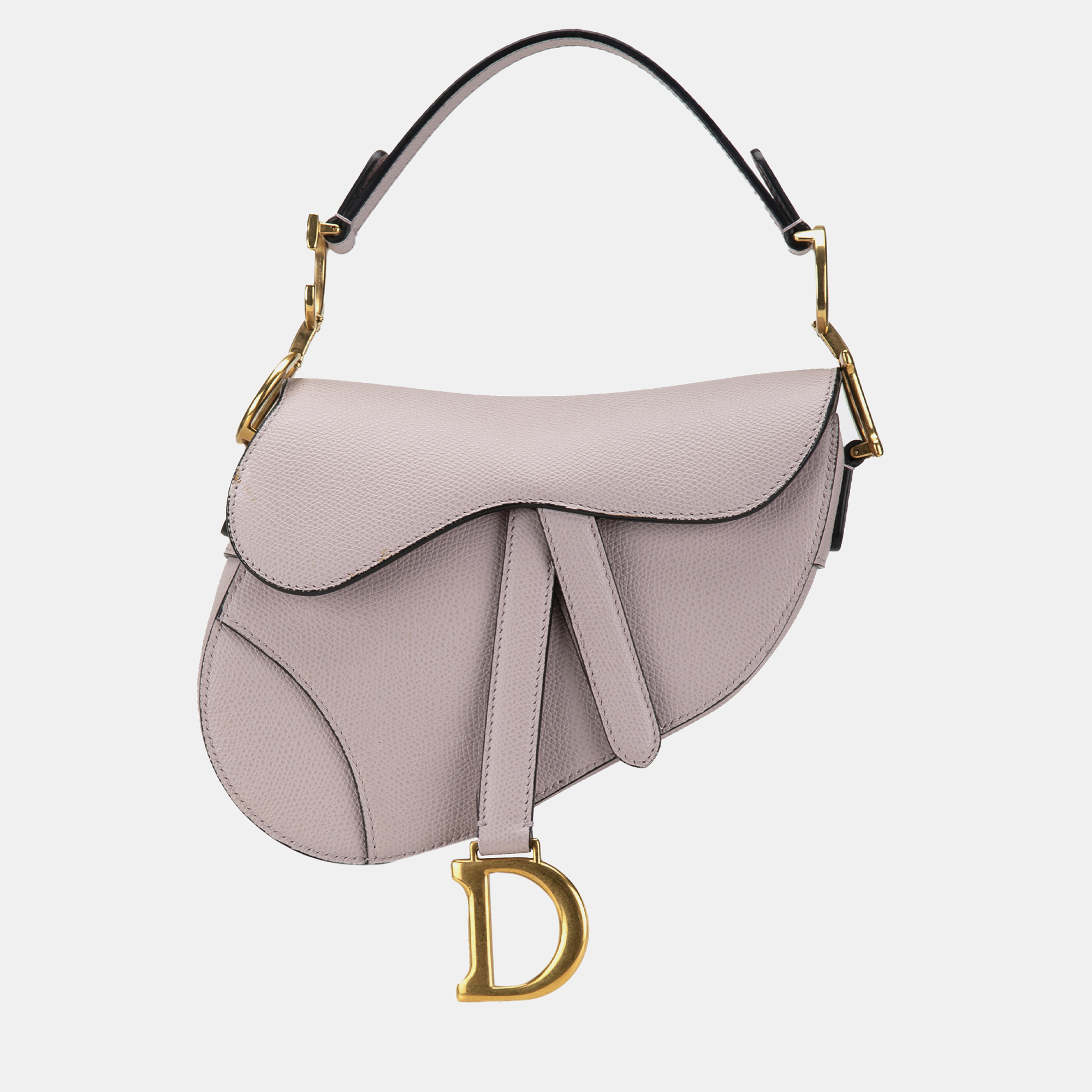 

Dior Pink Mini Leather Saddle Bag