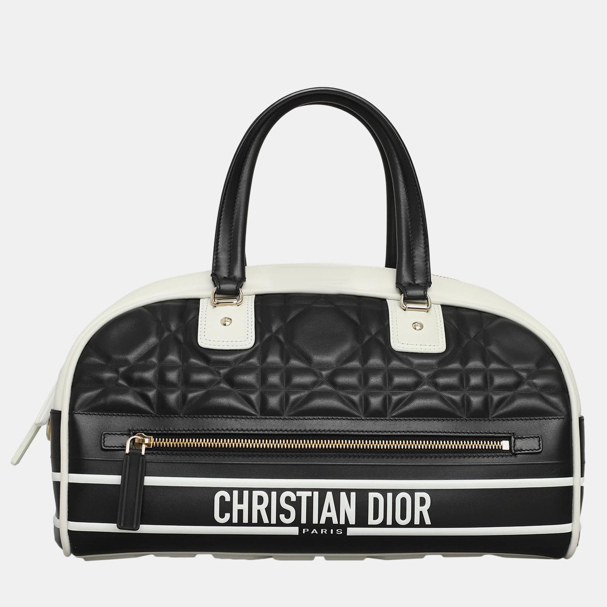 

Christian Dior Medium Vibe Bowling Bag, Black