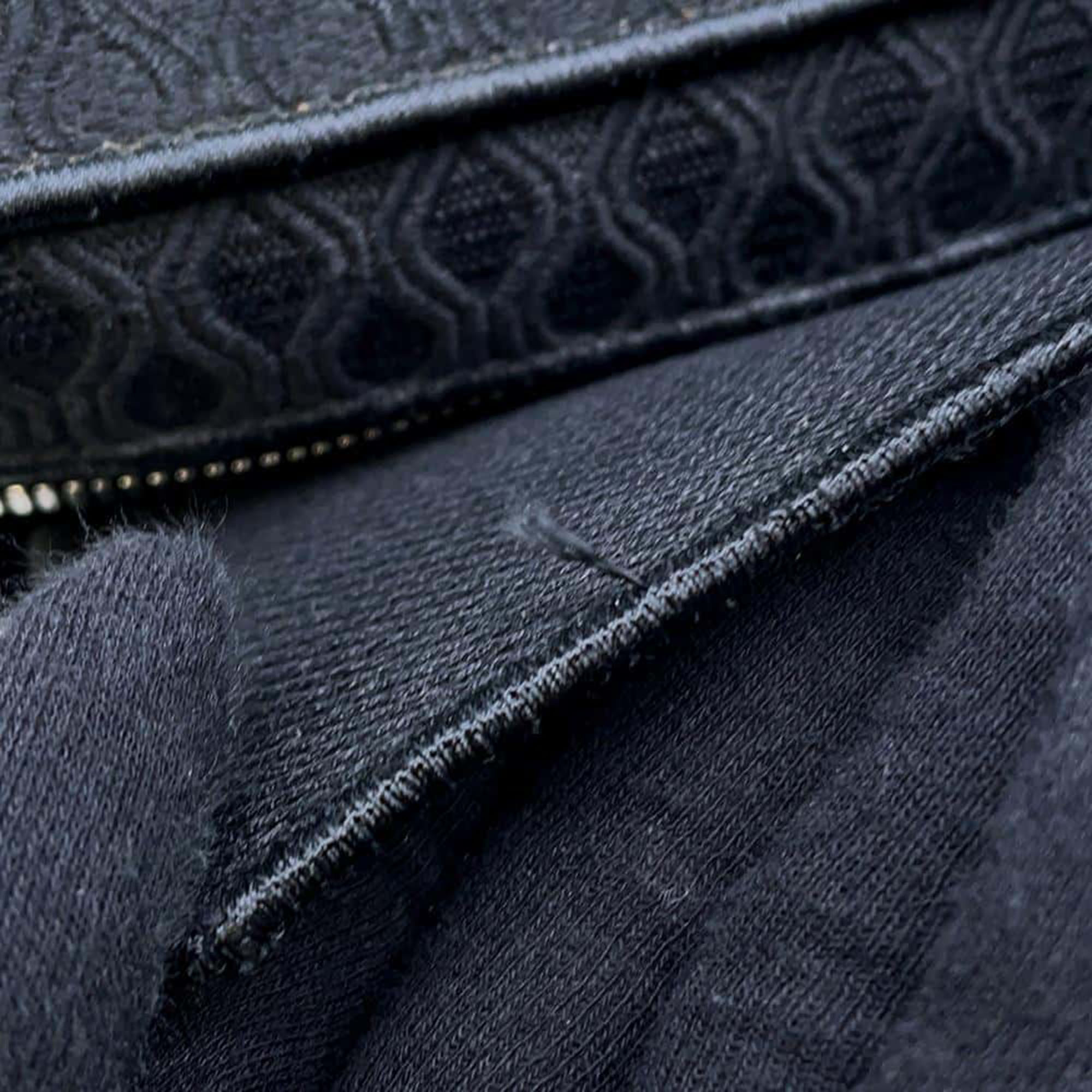 Dior travel Vanity Bag Black Canvas 