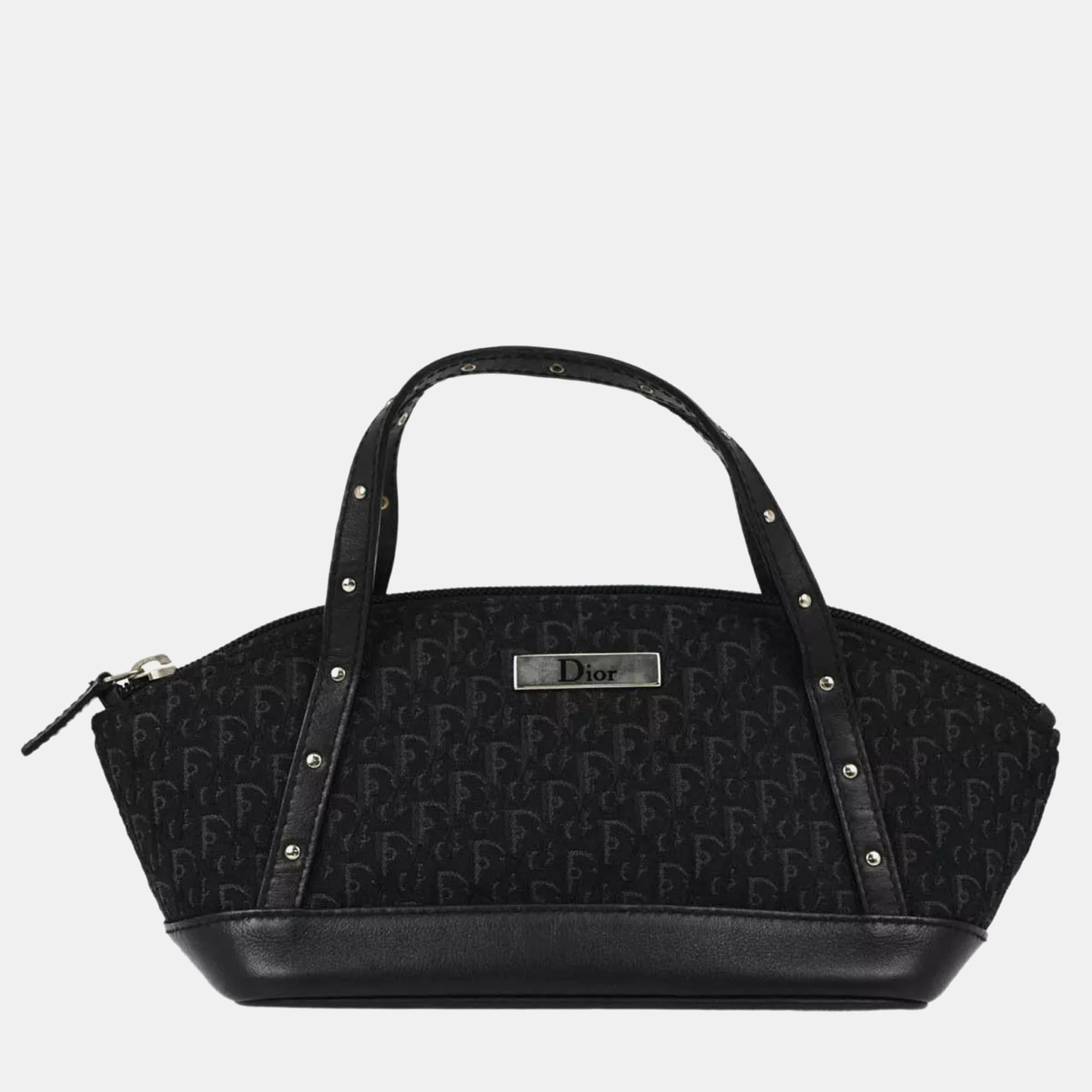 

Dior Black Canvas Street Chic Trotter Handbag