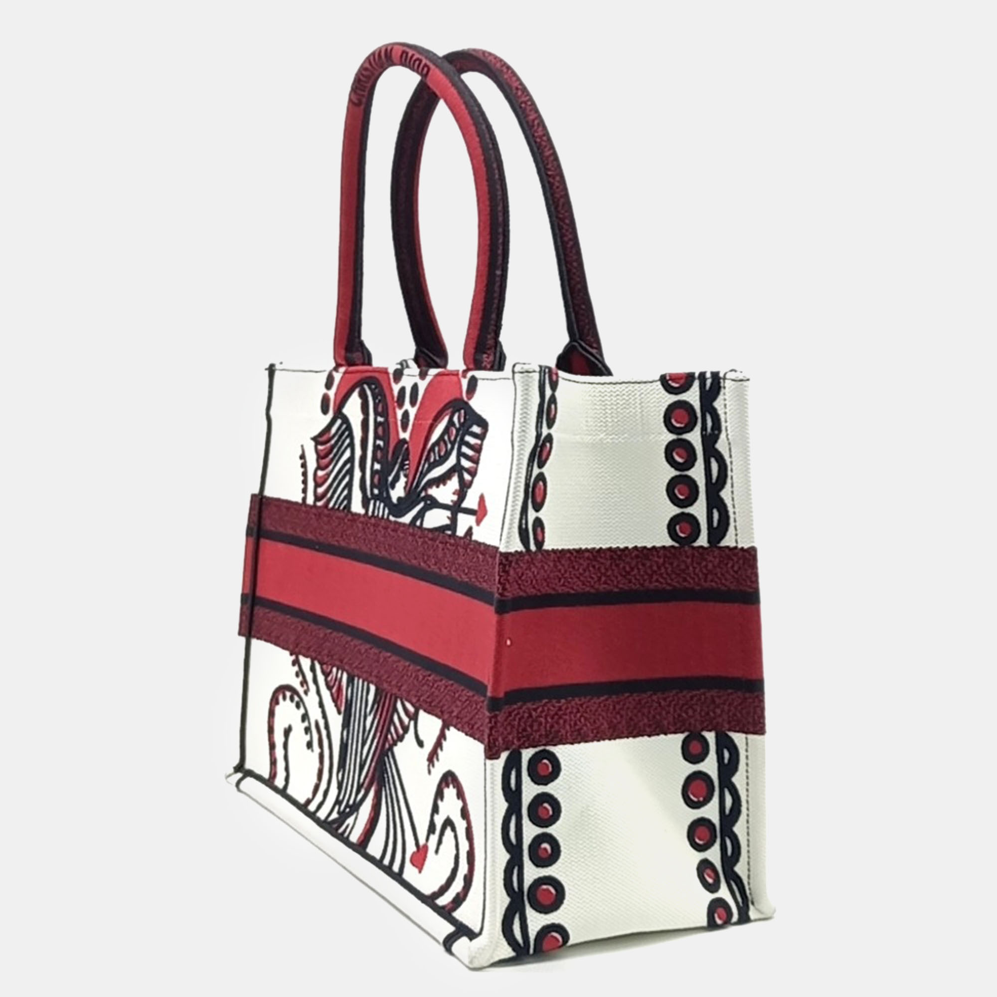 Dior Multicolor Canvas Book Tote Bag 36 