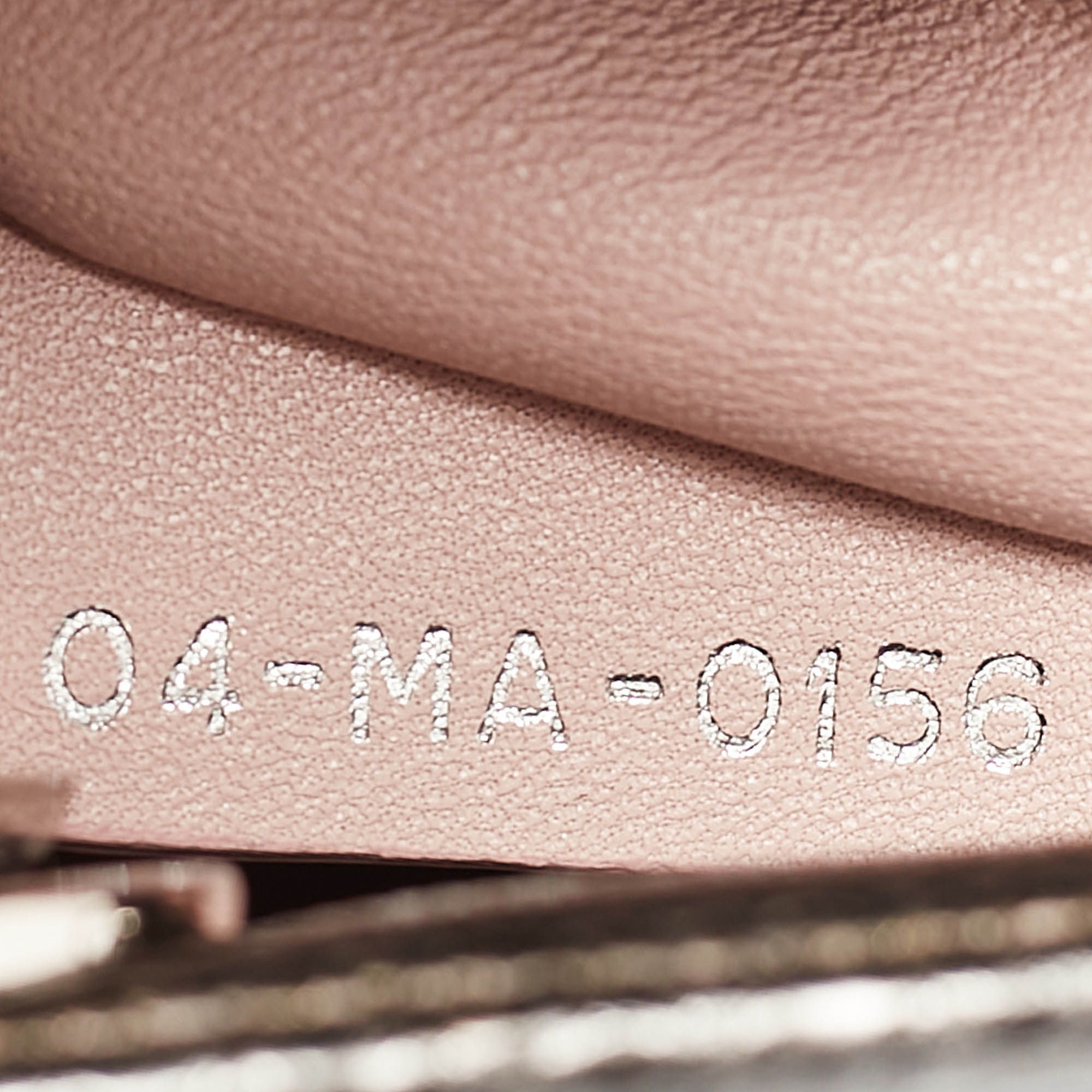 Dior Metallic Multicolor Karung Mini Lady Dior Tote 