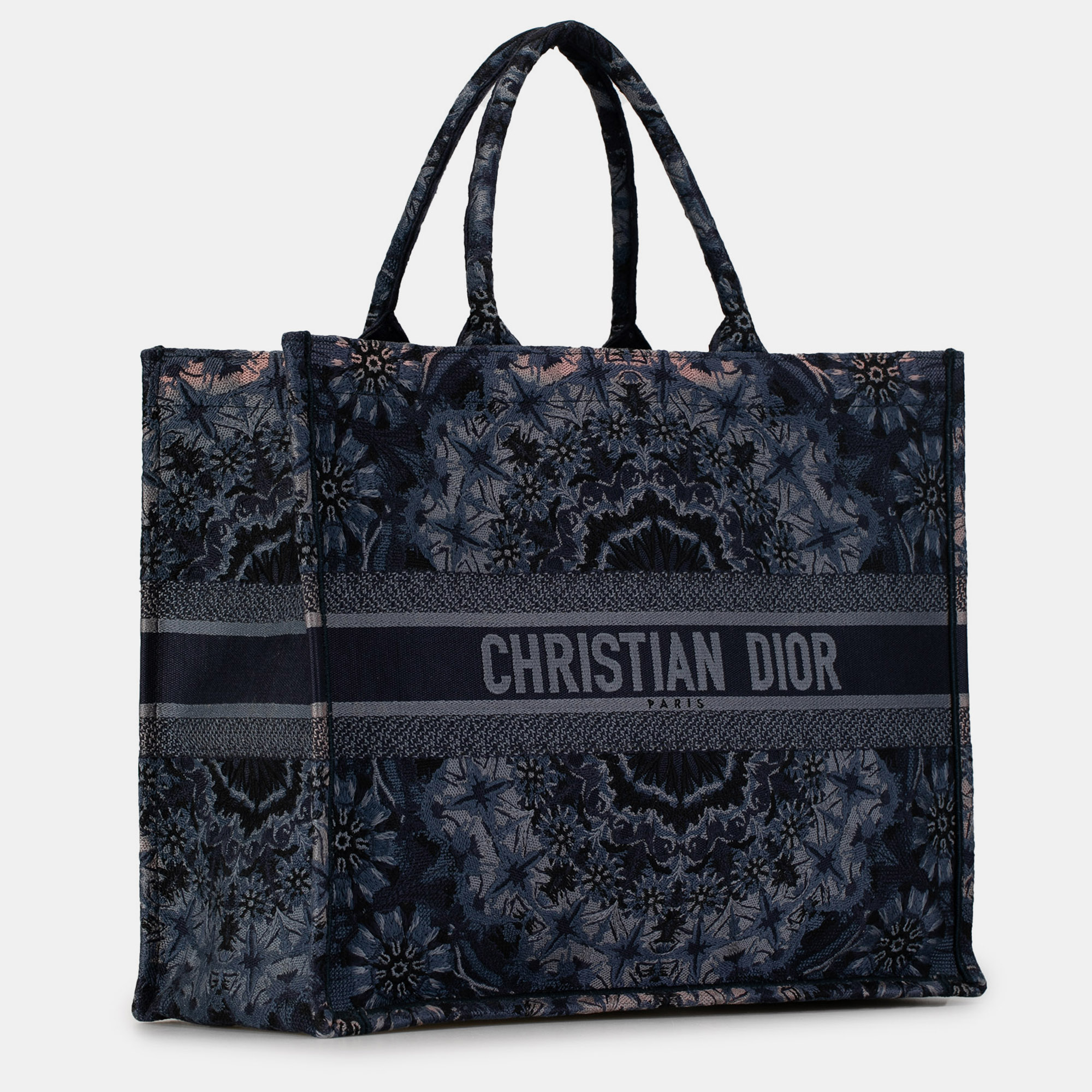 Dior Blue Large Kaleidiorscopic Book Tote 