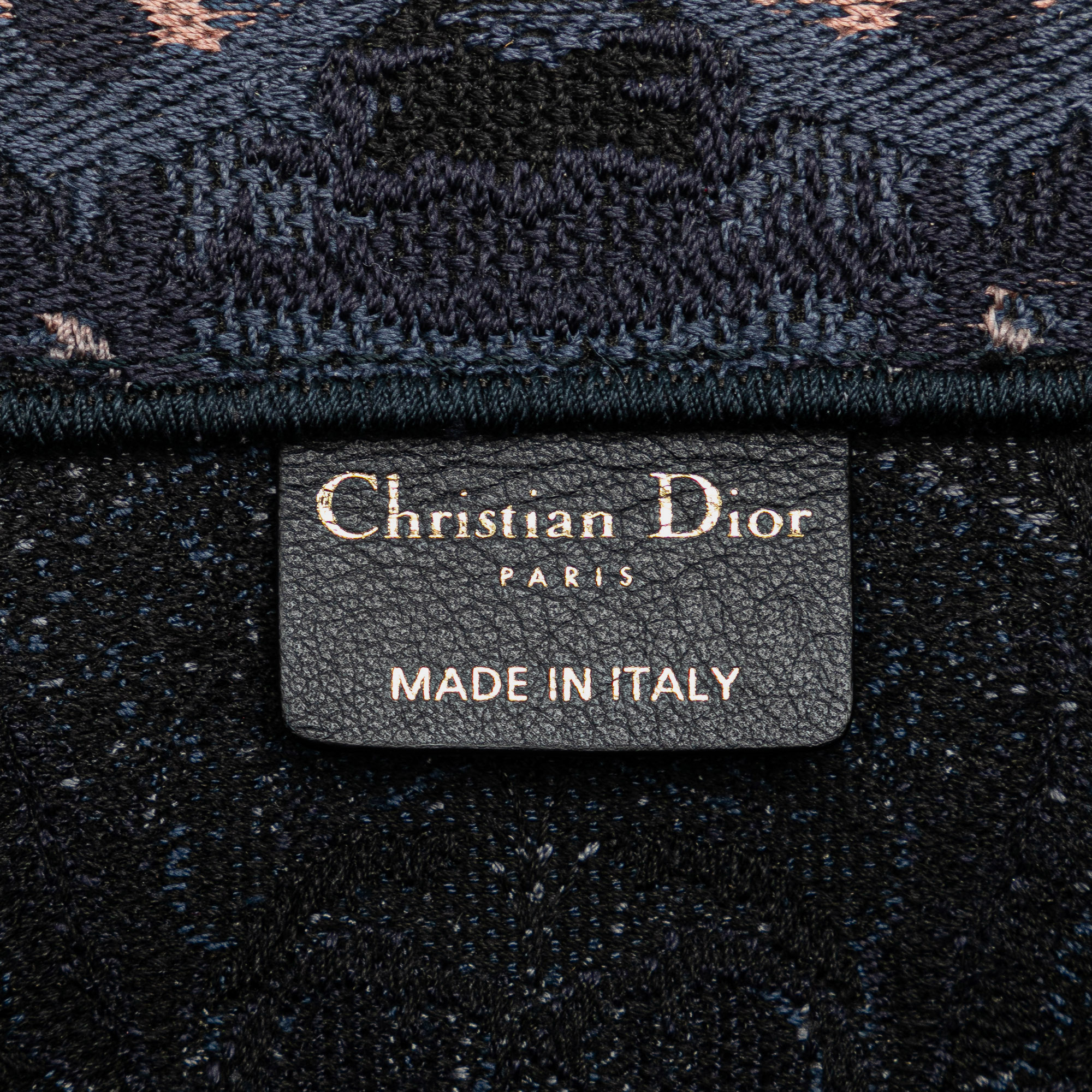 Dior Blue Large Kaleidiorscopic Book Tote 