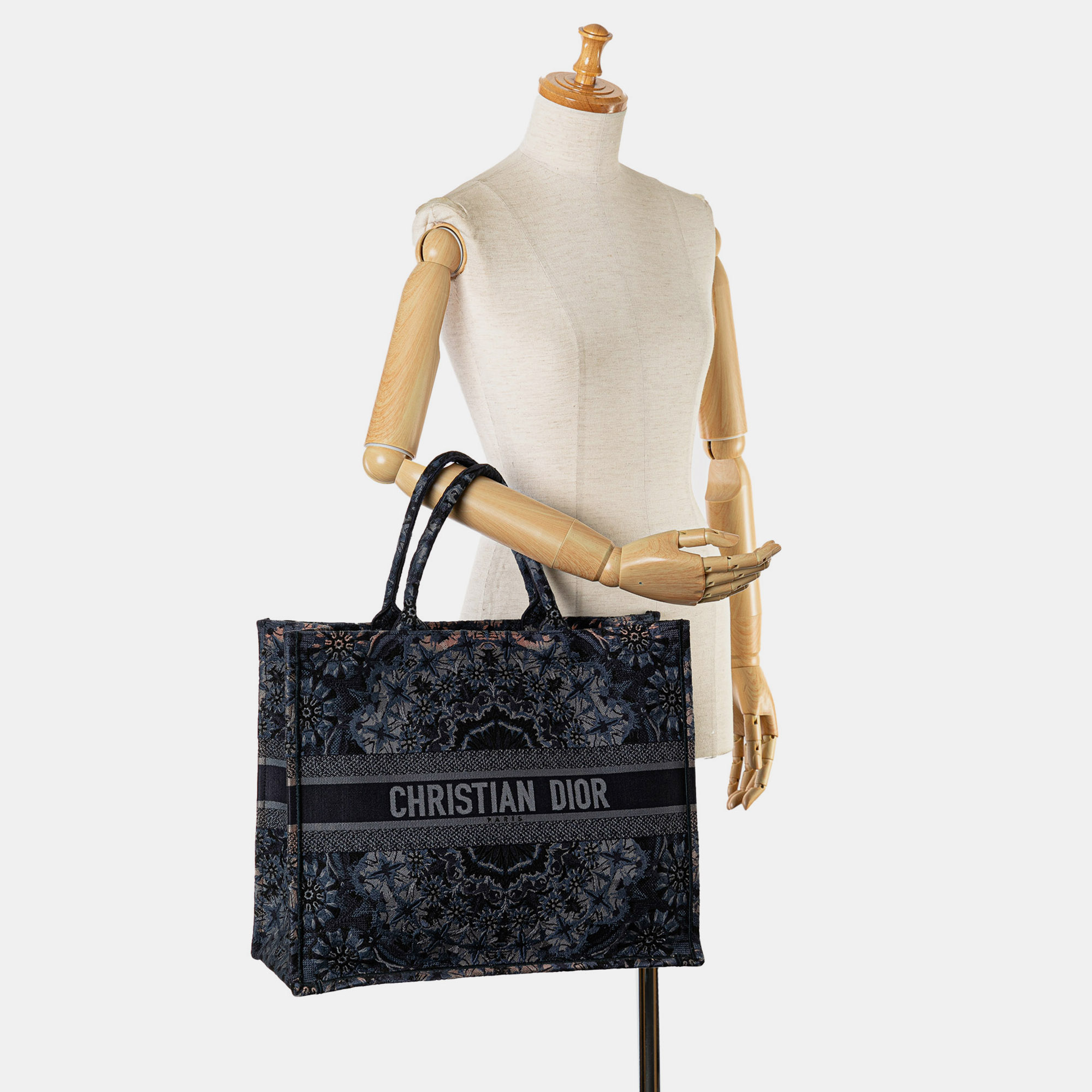 Dior Blue Large Kaleidiorscopic Book Tote 