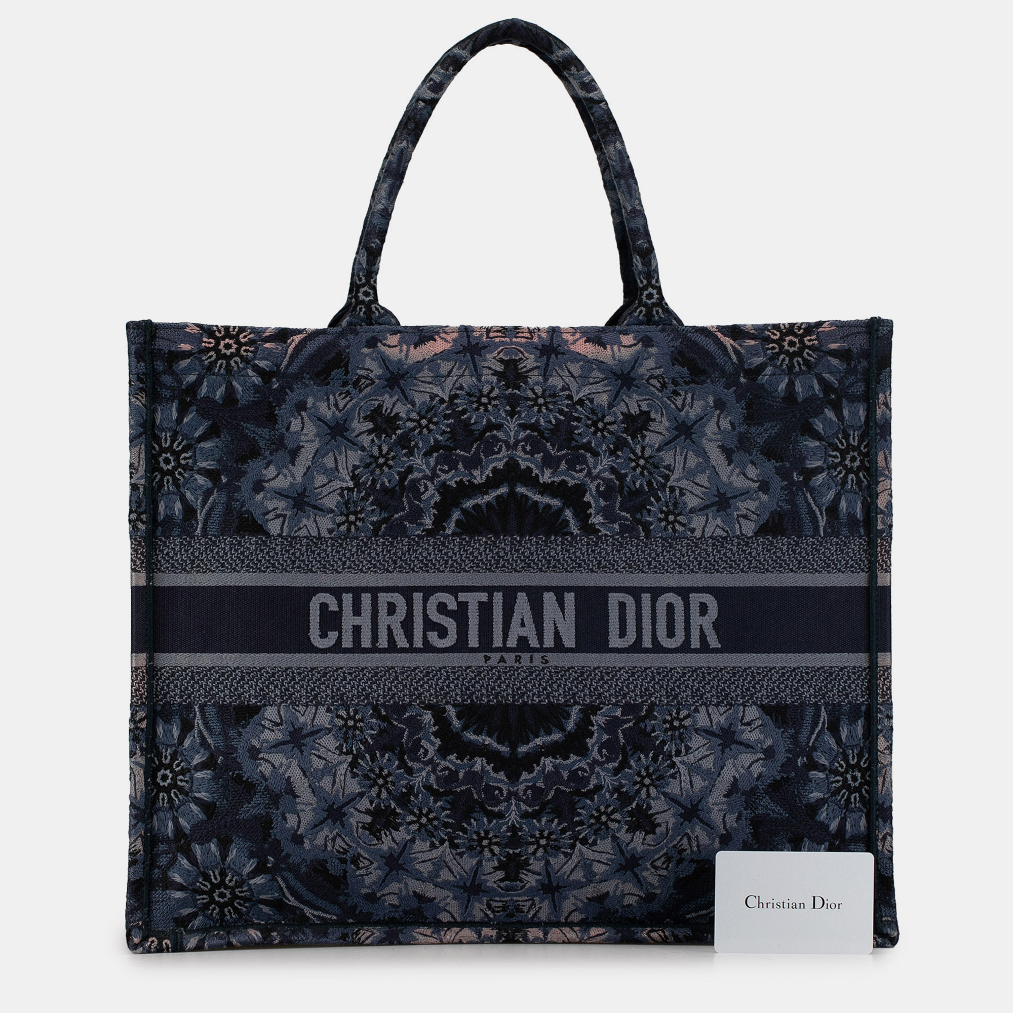 Dior Blue Large Kaleidiorscopic Book Tote 