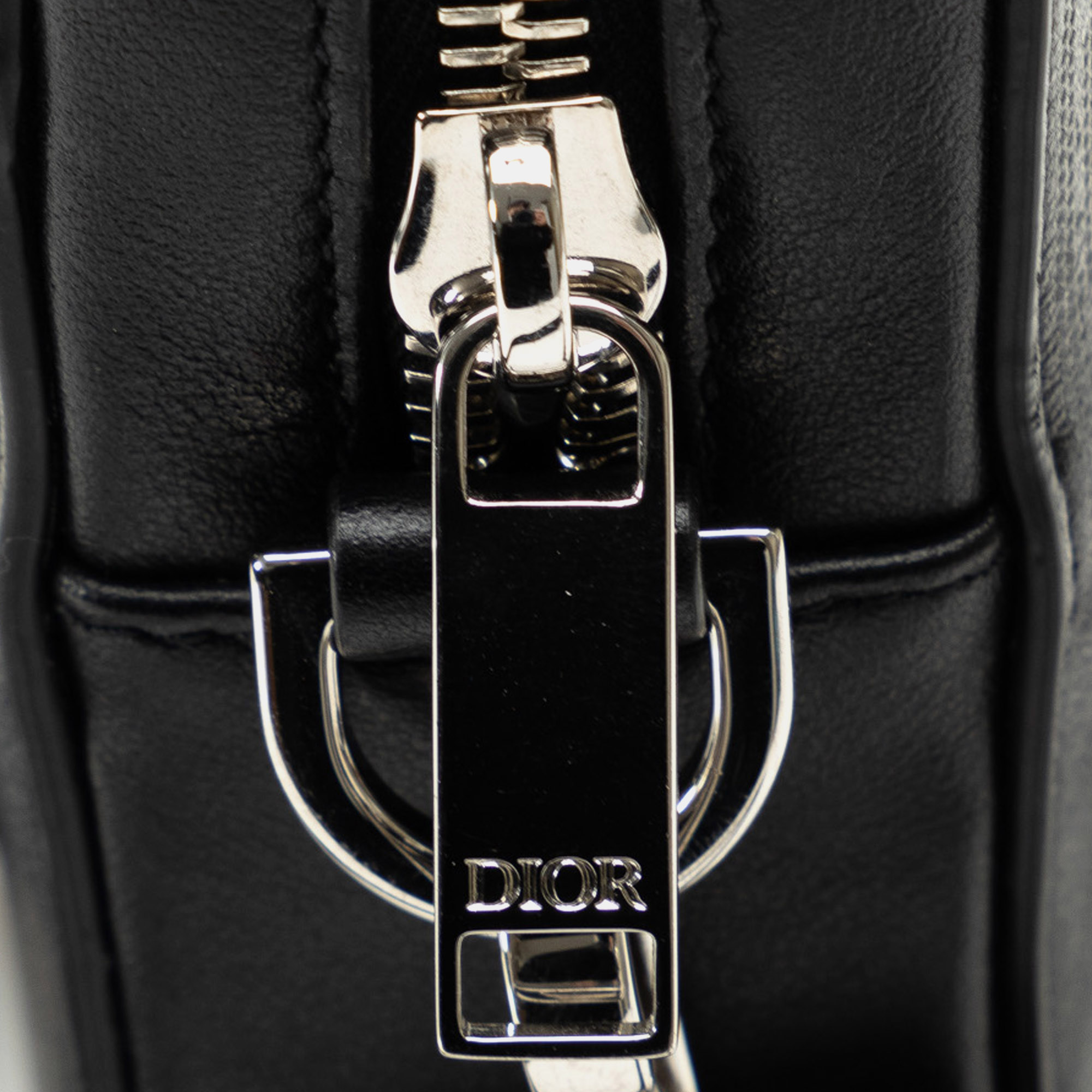 Dior Black Oblique World Tour Messenger Bag 
