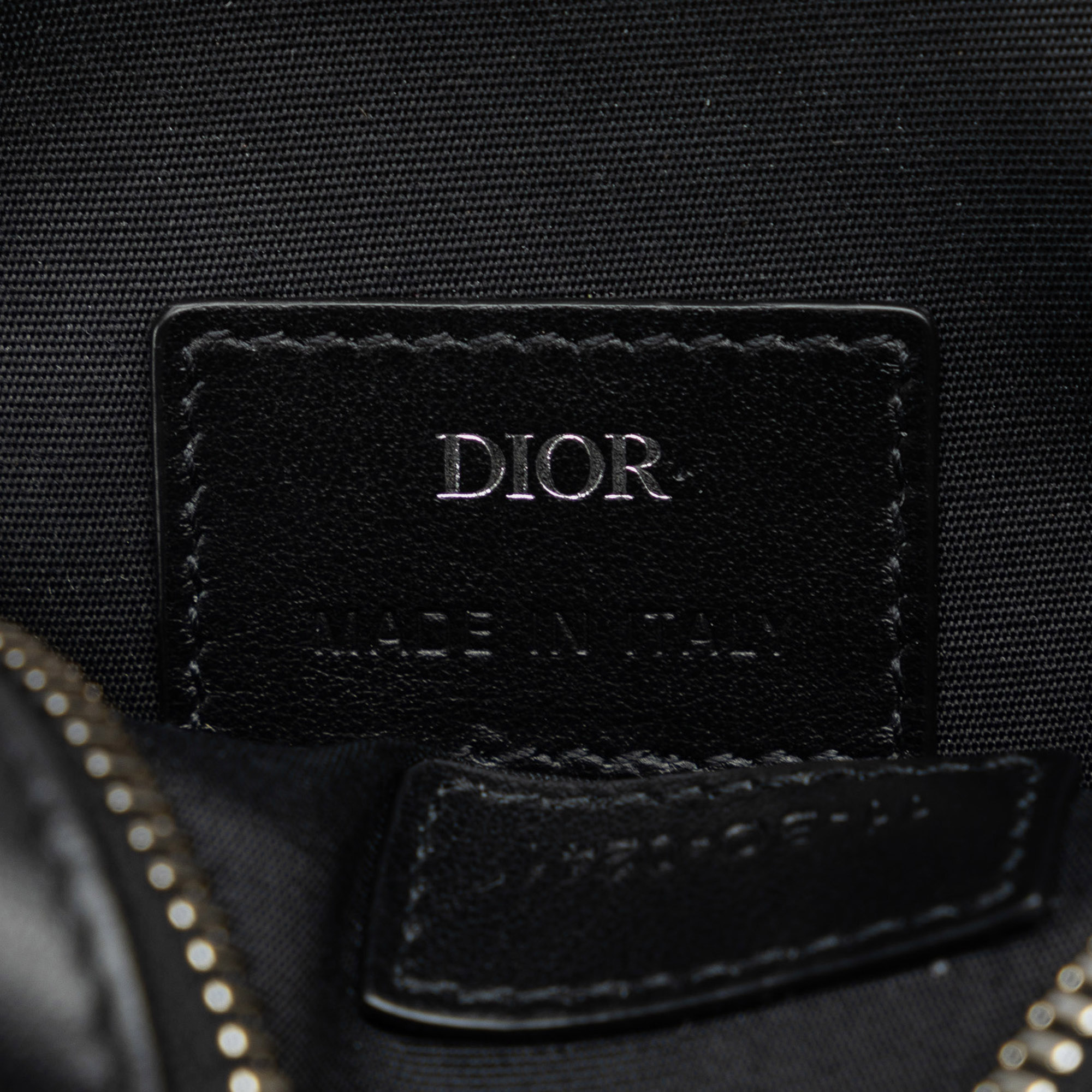 Dior Black Oblique World Tour Messenger Bag 