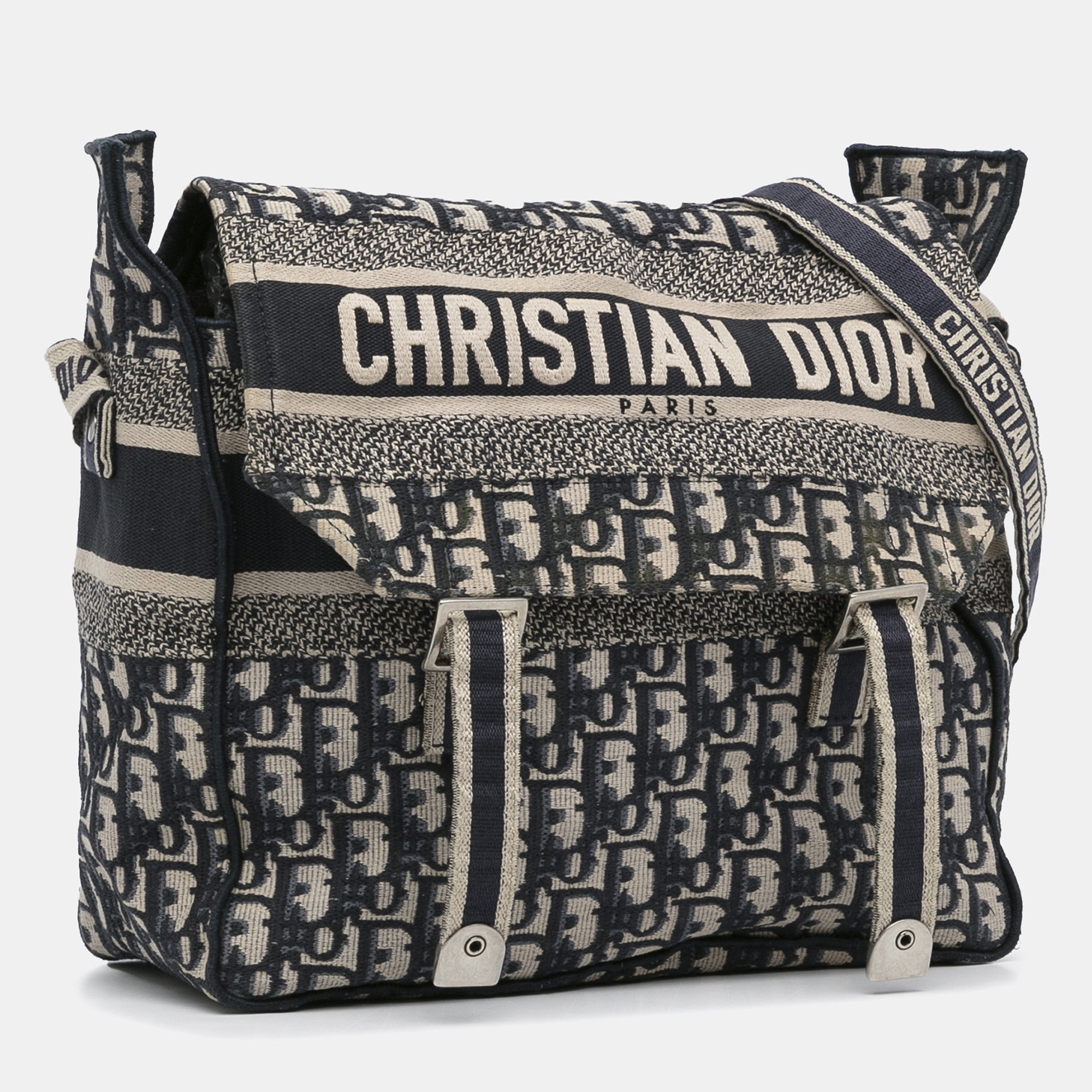 Dior Blue Oblique Diorcamp Bag 