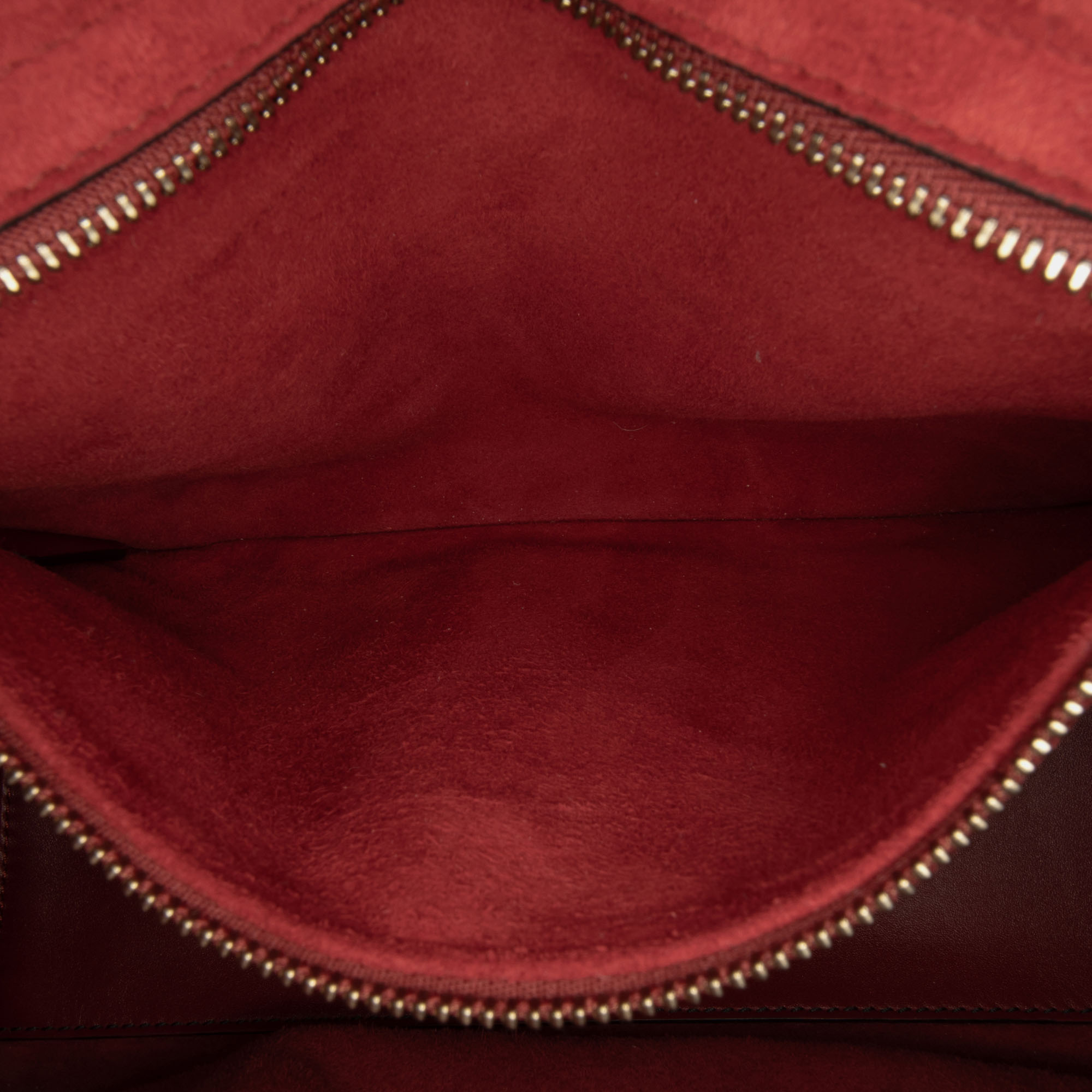 Dior Red Medium Lambskin Cannage Studded Supple Lady Dior 
